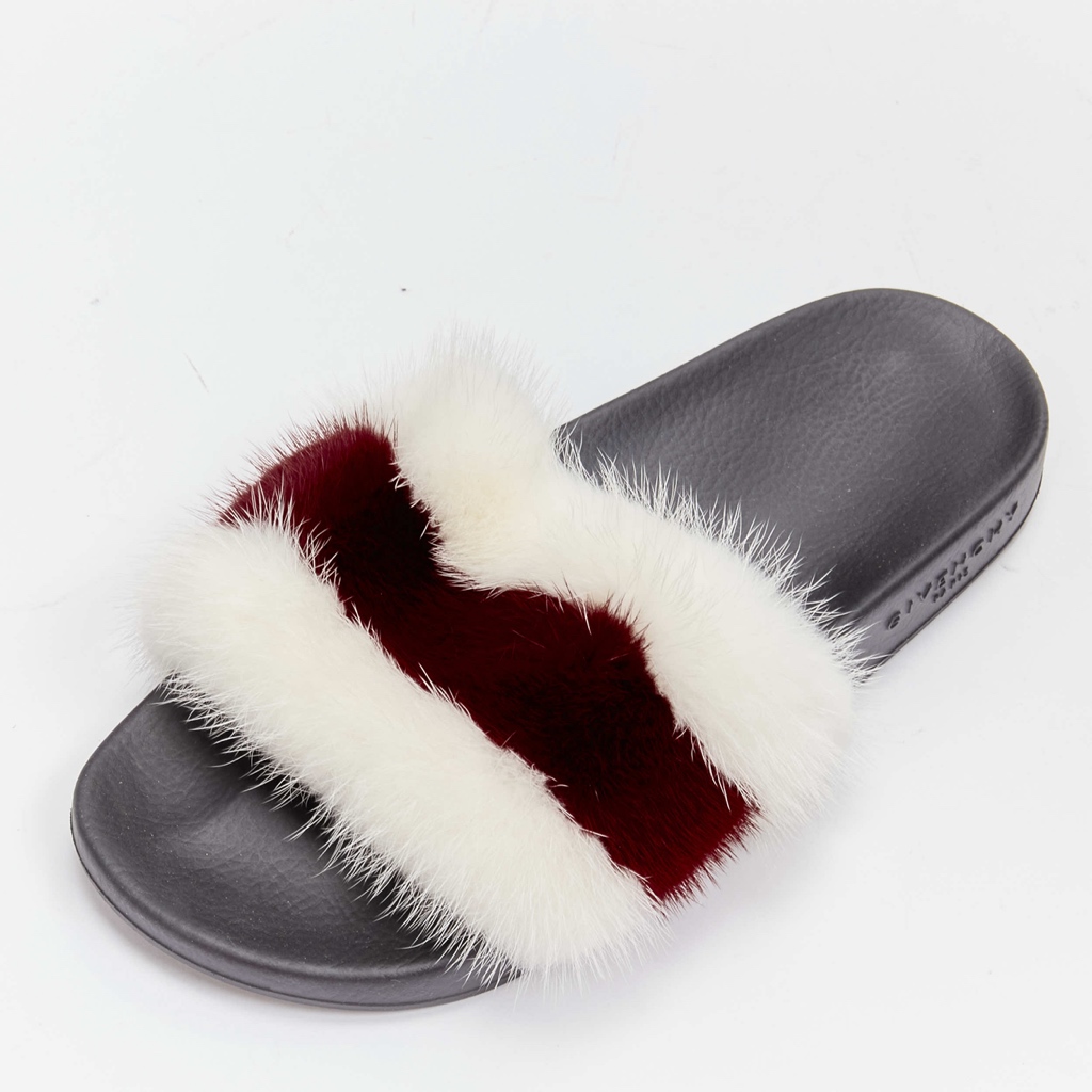 Givenchy Fox Fur Slides - Detail 2