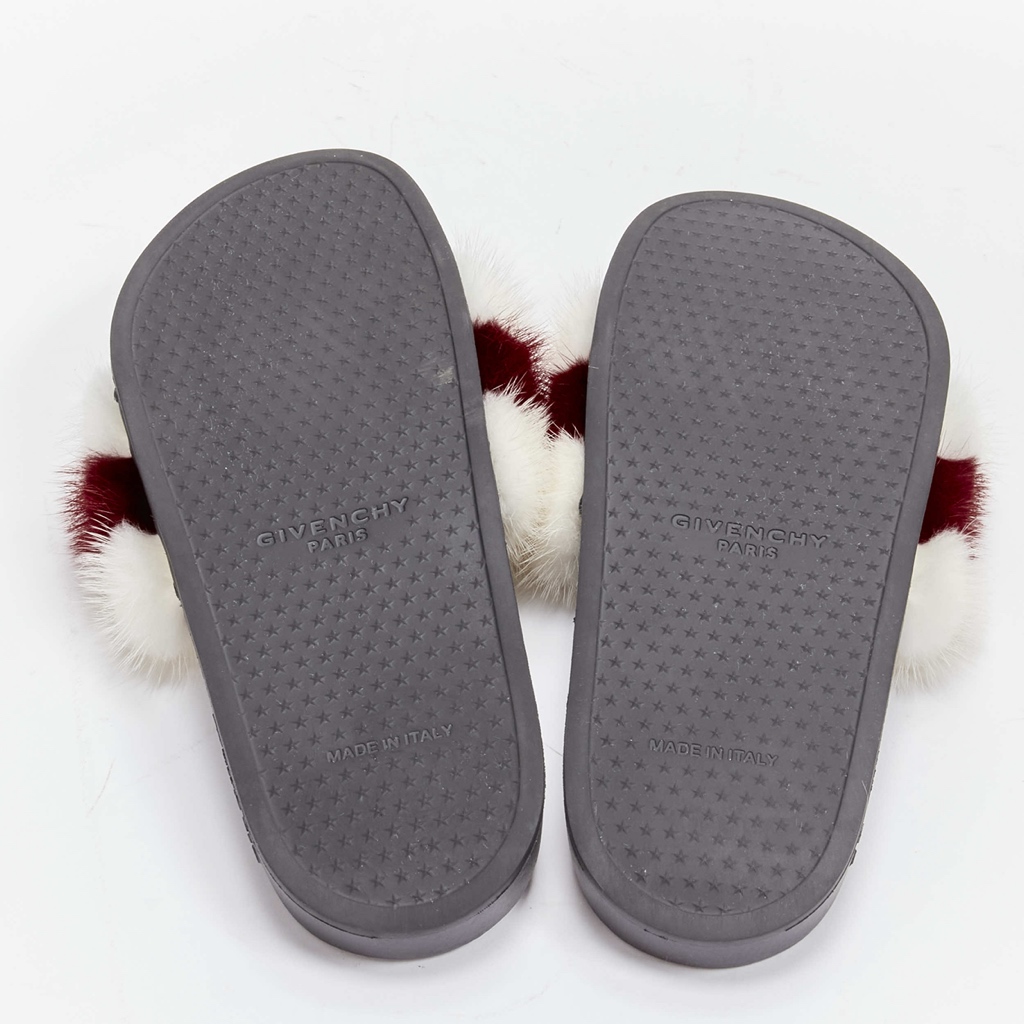 Givenchy Fox Fur Slides - Image 13