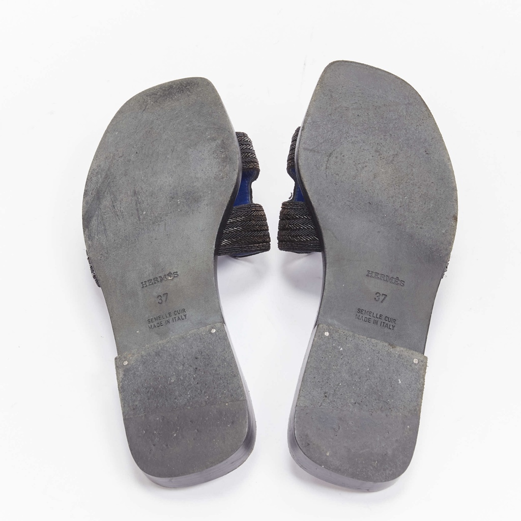 Hermès Beaded Insole Sandals - Image 13