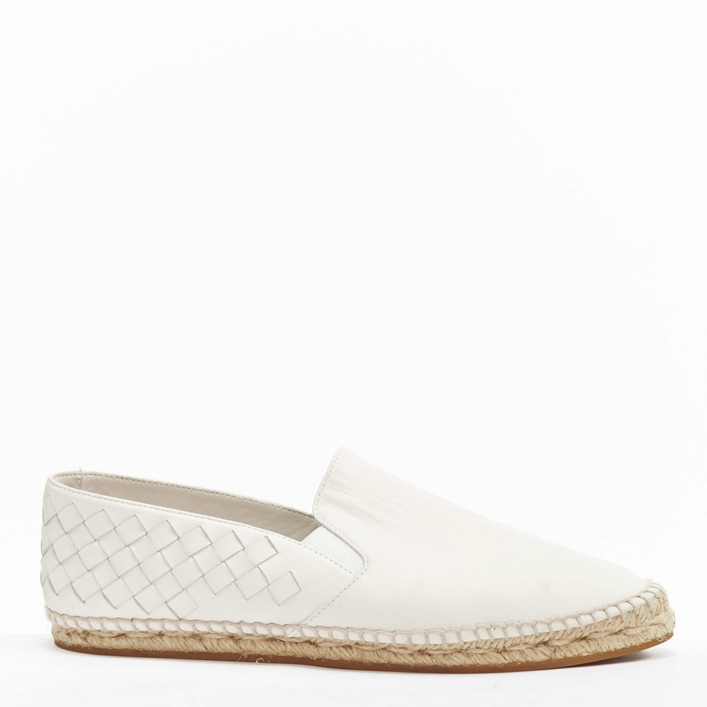Bottega Veneta Blue Leather Espadrilles