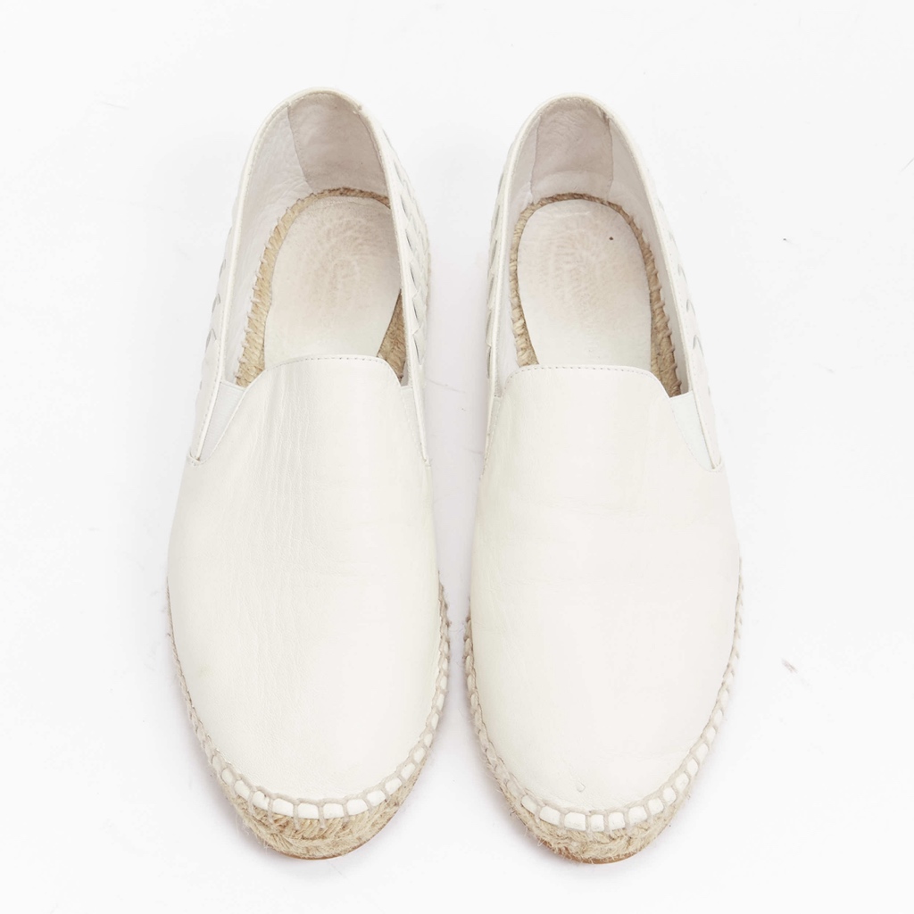 Bottega Veneta Blue Leather Espadrilles - Image 6