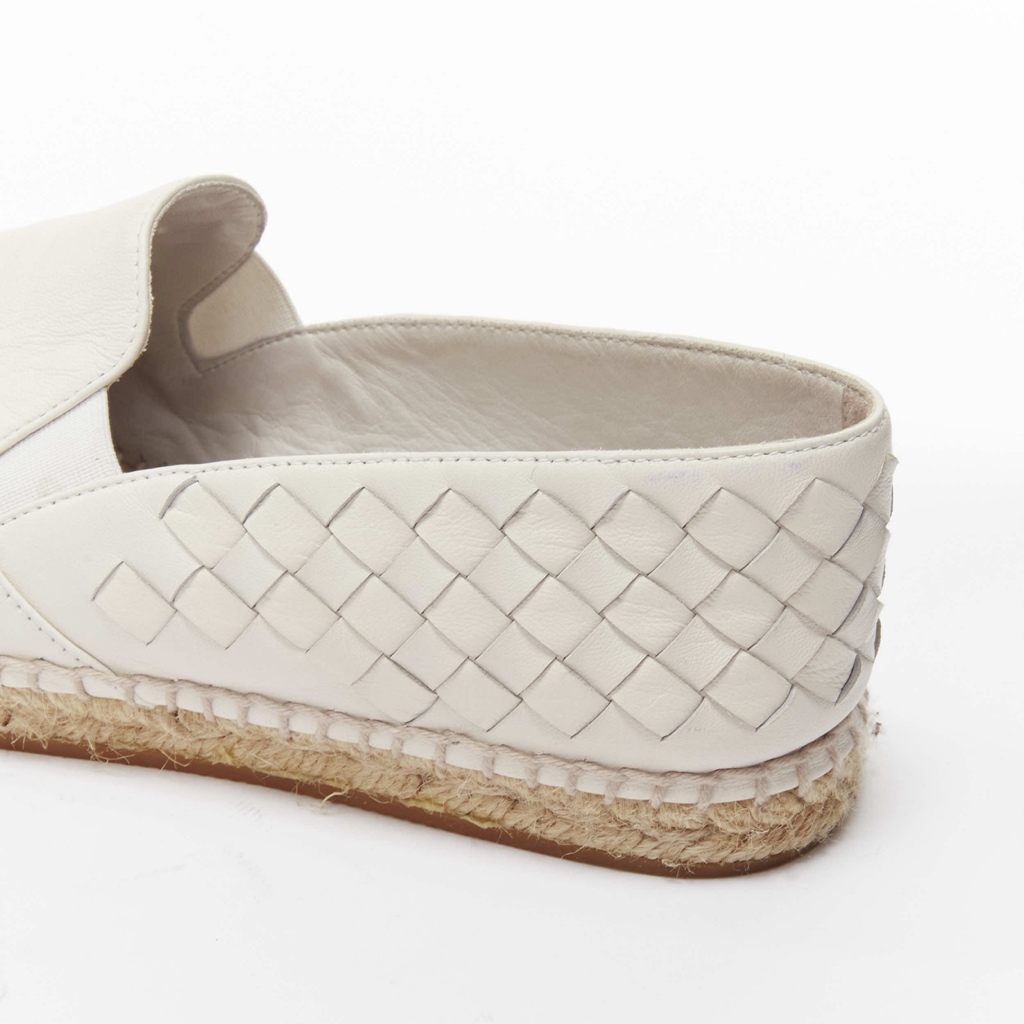 Bottega Veneta Blue Leather Espadrilles - Detail 1