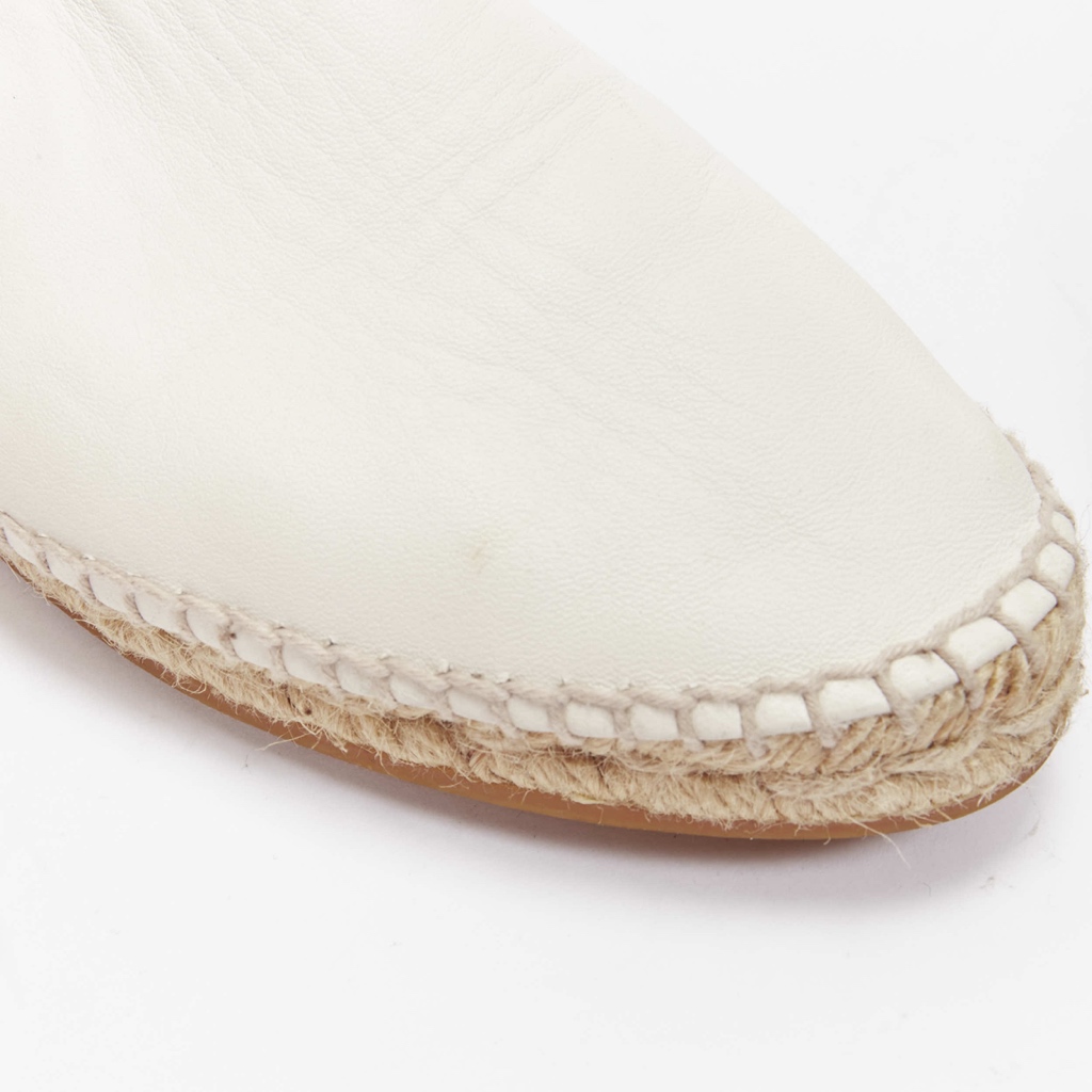 Bottega Veneta Blue Leather Espadrilles - Image 11