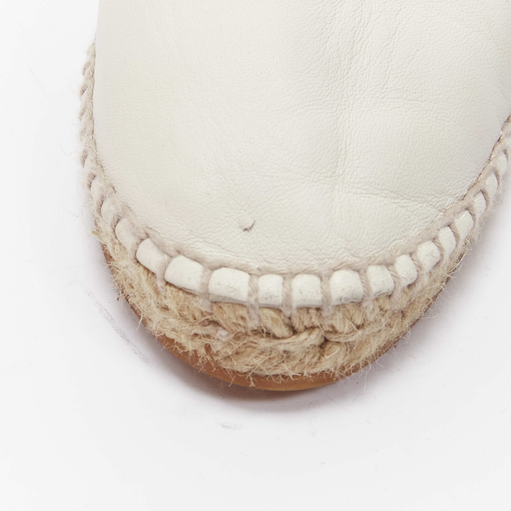 Bottega Veneta Blue Leather Espadrilles - Image 12