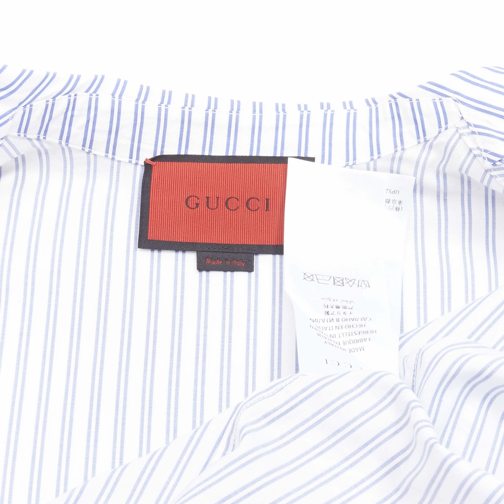 Gucci Rabbit Stripe Shirt - Image 11