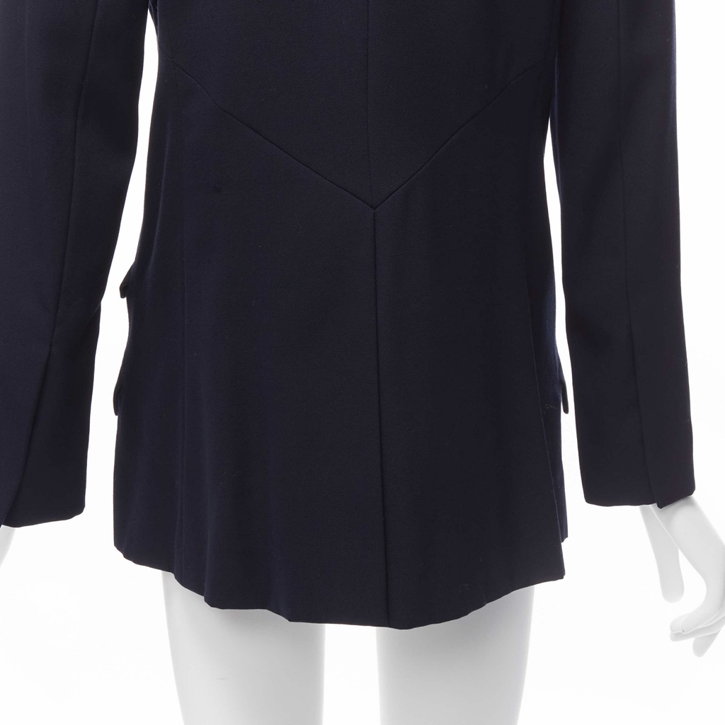 Chanel Navy Military Blazer - Image 11