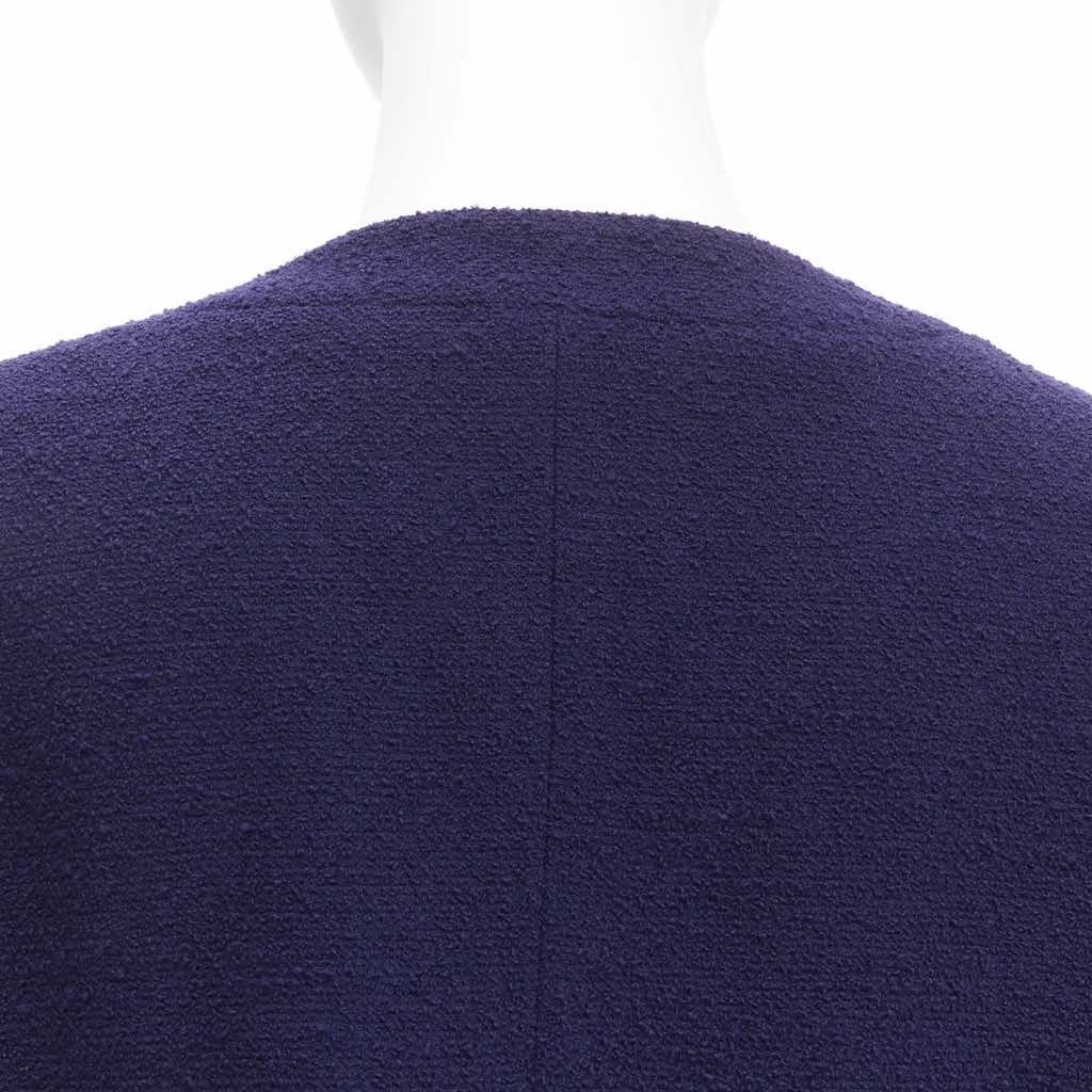 Chanel Navy Gold Pocket Jacket - Image 11