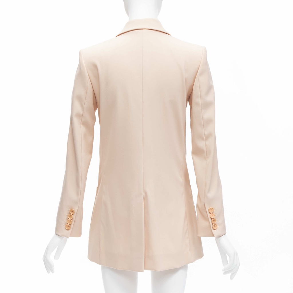 Oscar De La Renta Pink Longline Blazer - Detail 1