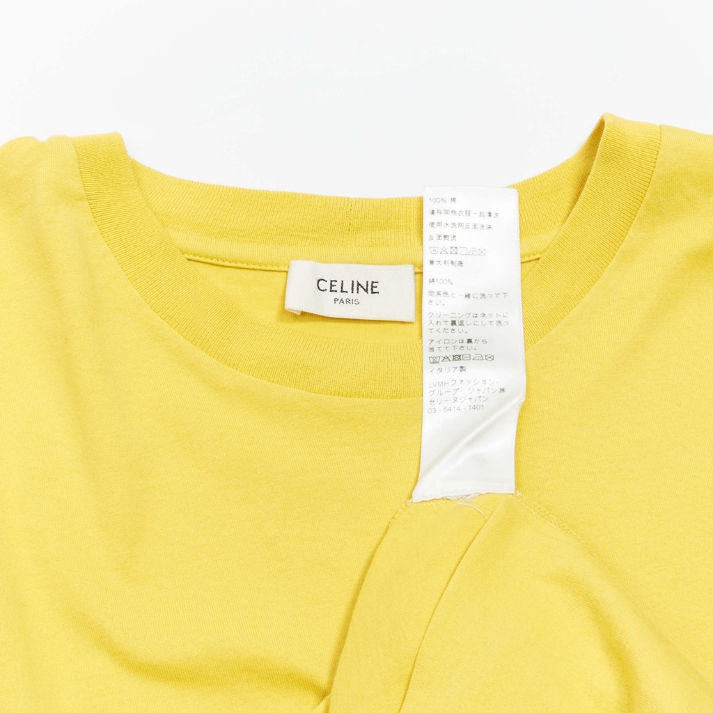 Celine Logo Cotton Tee - Image 10