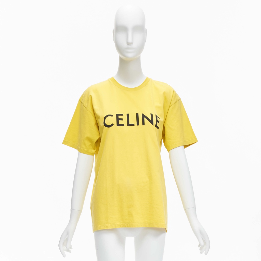 Celine Logo Cotton Tee - Image 11