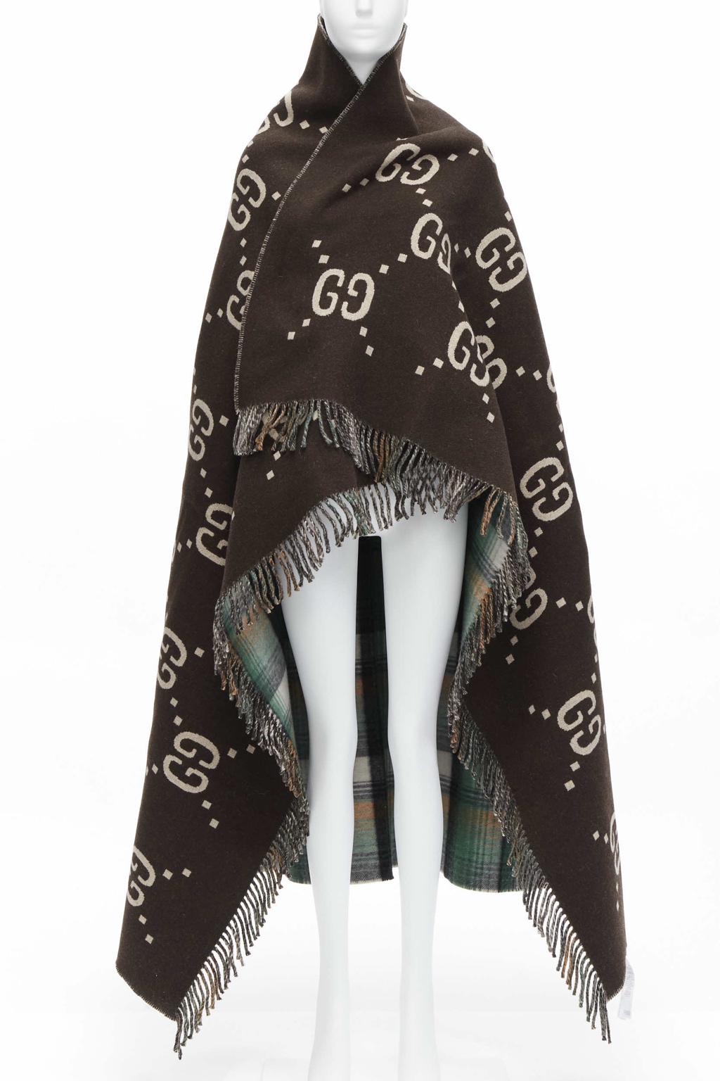 Gucci Plaid Blanket Scarf