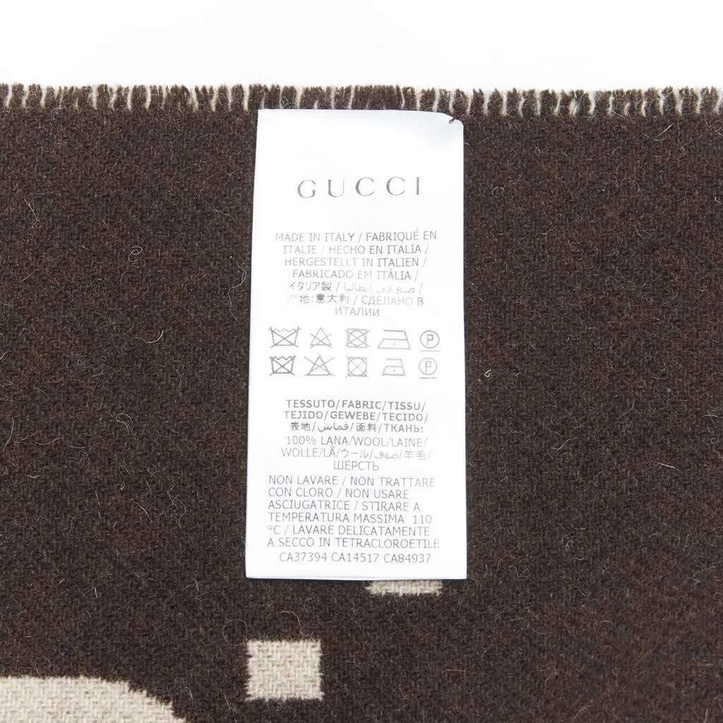 Gucci Plaid Blanket Scarf - Image 12