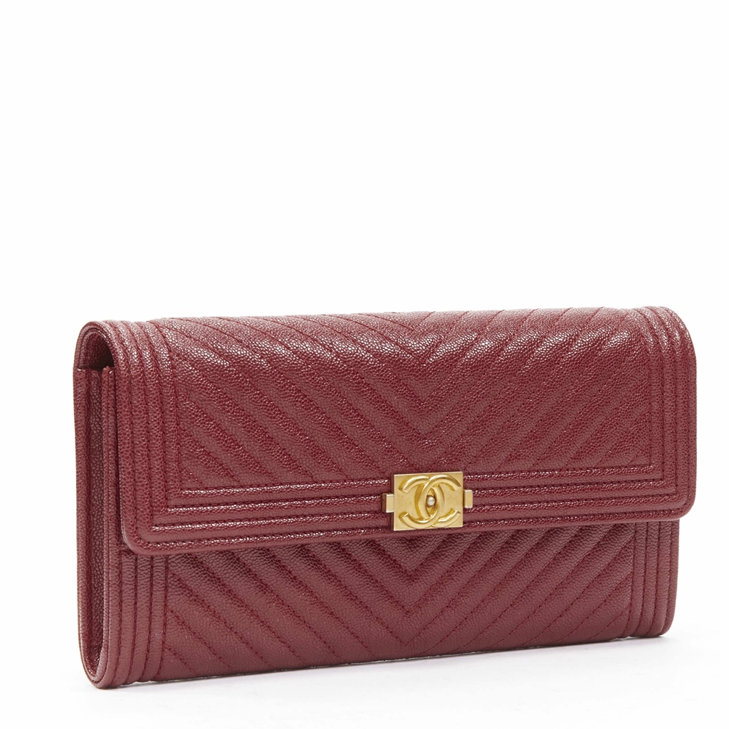 Chanel Chevron Long Wallet - Image 6
