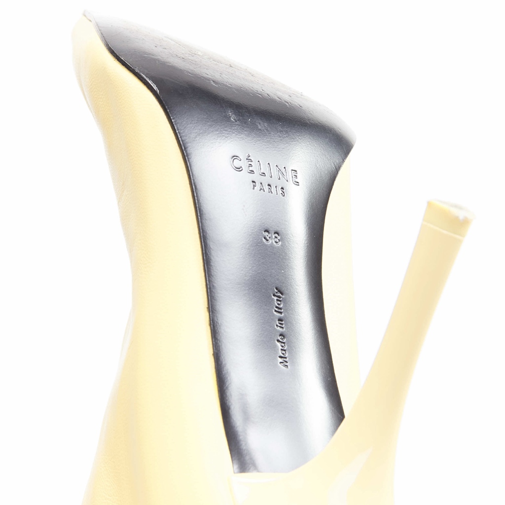 Celine Pointed Toe High Boots - Image 13