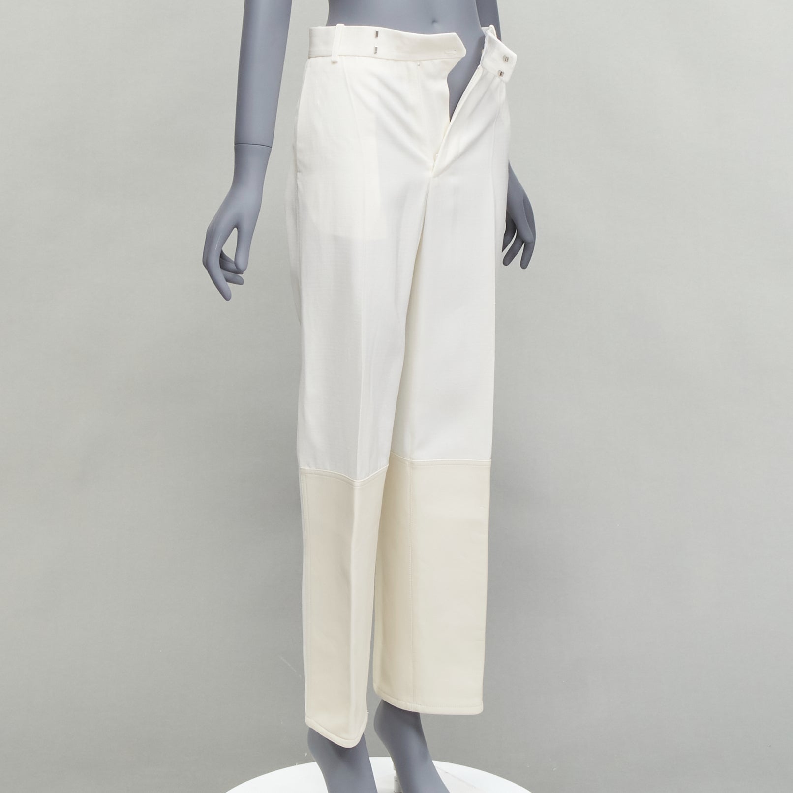 Celine Leather Straight Pants - Image 6