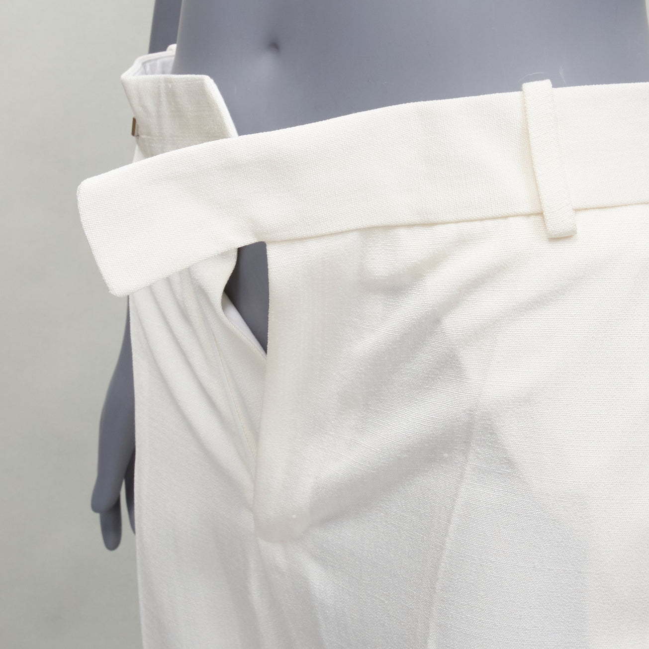 Celine Leather Straight Pants - Image 10