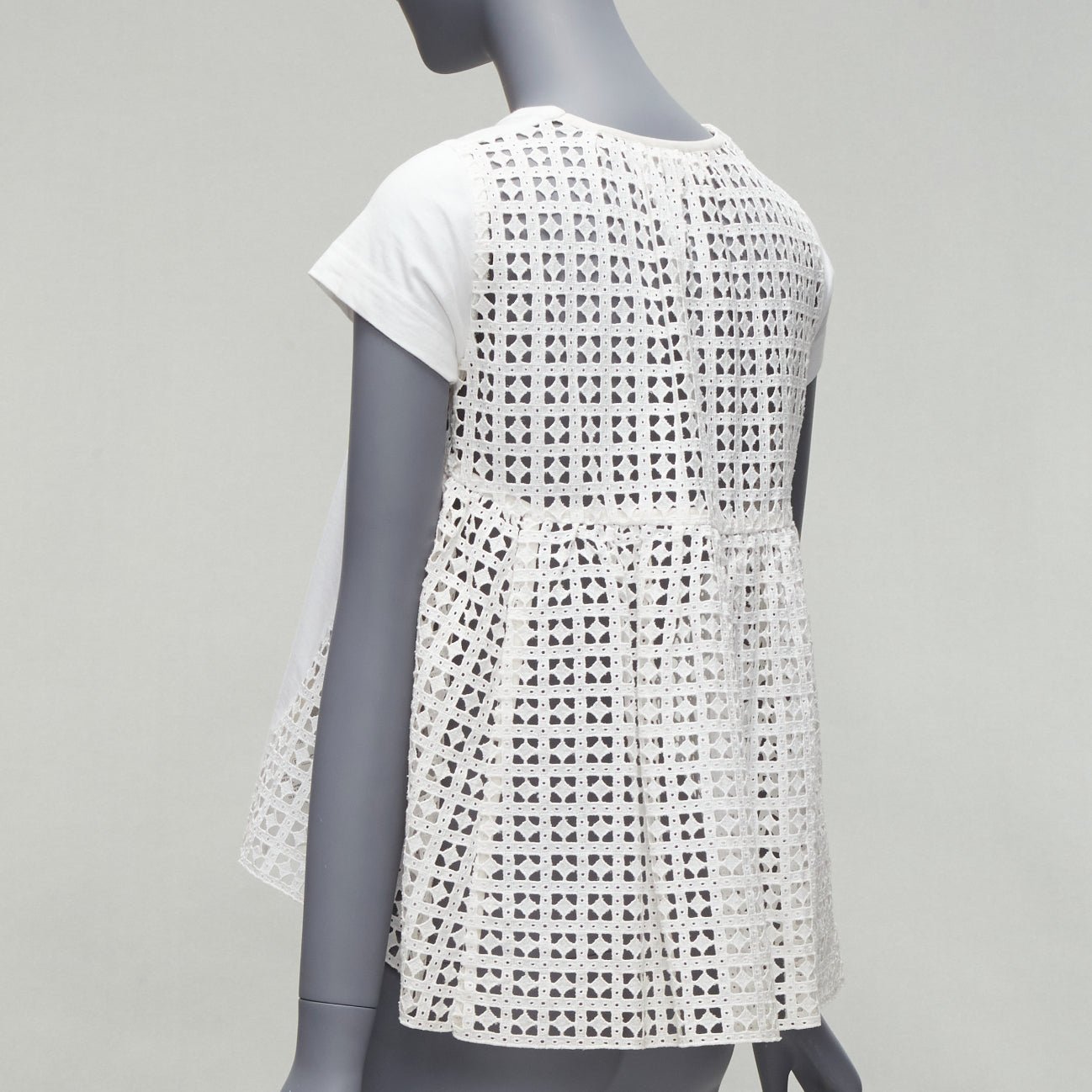 Sacai Flared Babydoll Tee - Detail 1