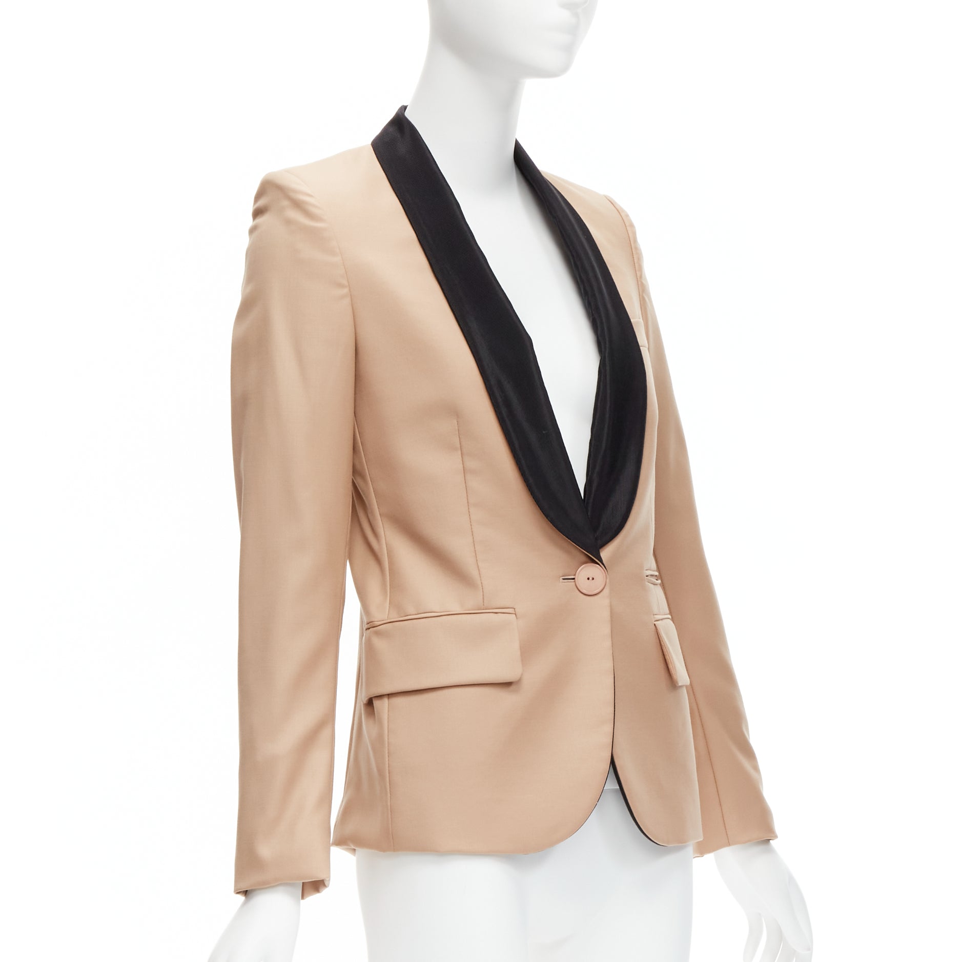 Stella Mccartney Nude Multi Tux Blazer - 4