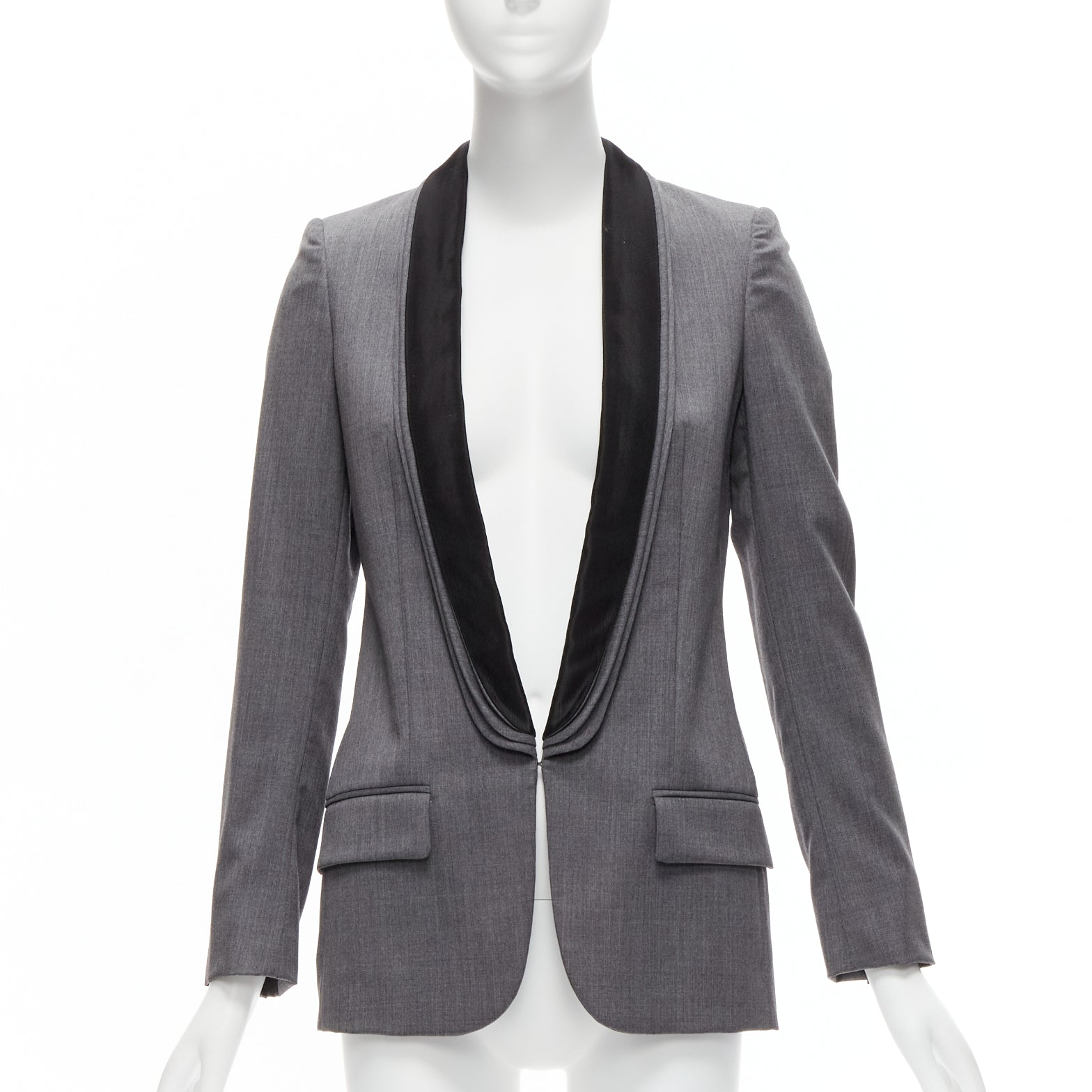 Stella Mccartney Grey Triple Layer Blazer
