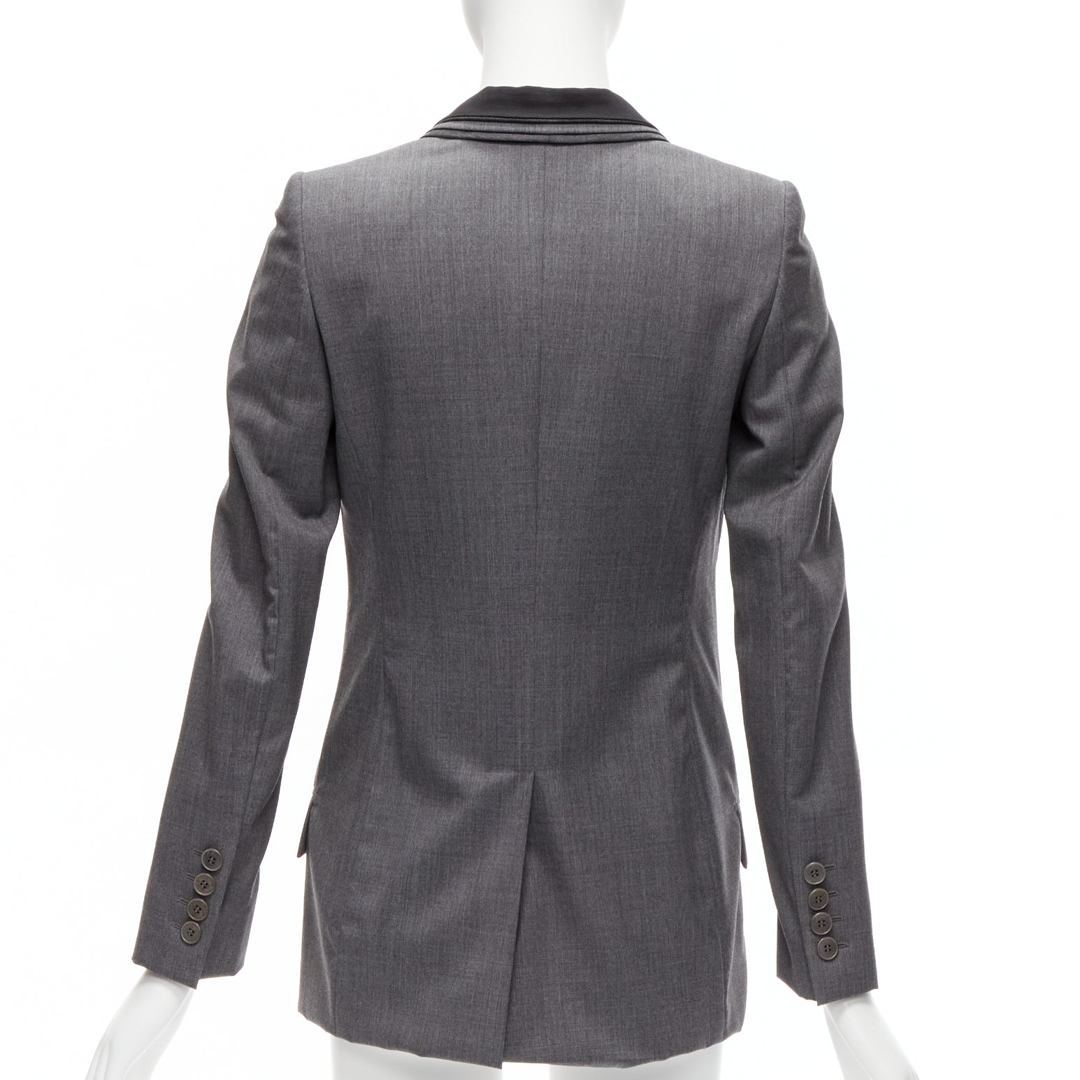 Stella Mccartney Grey Triple Layer Blazer - Detail 1