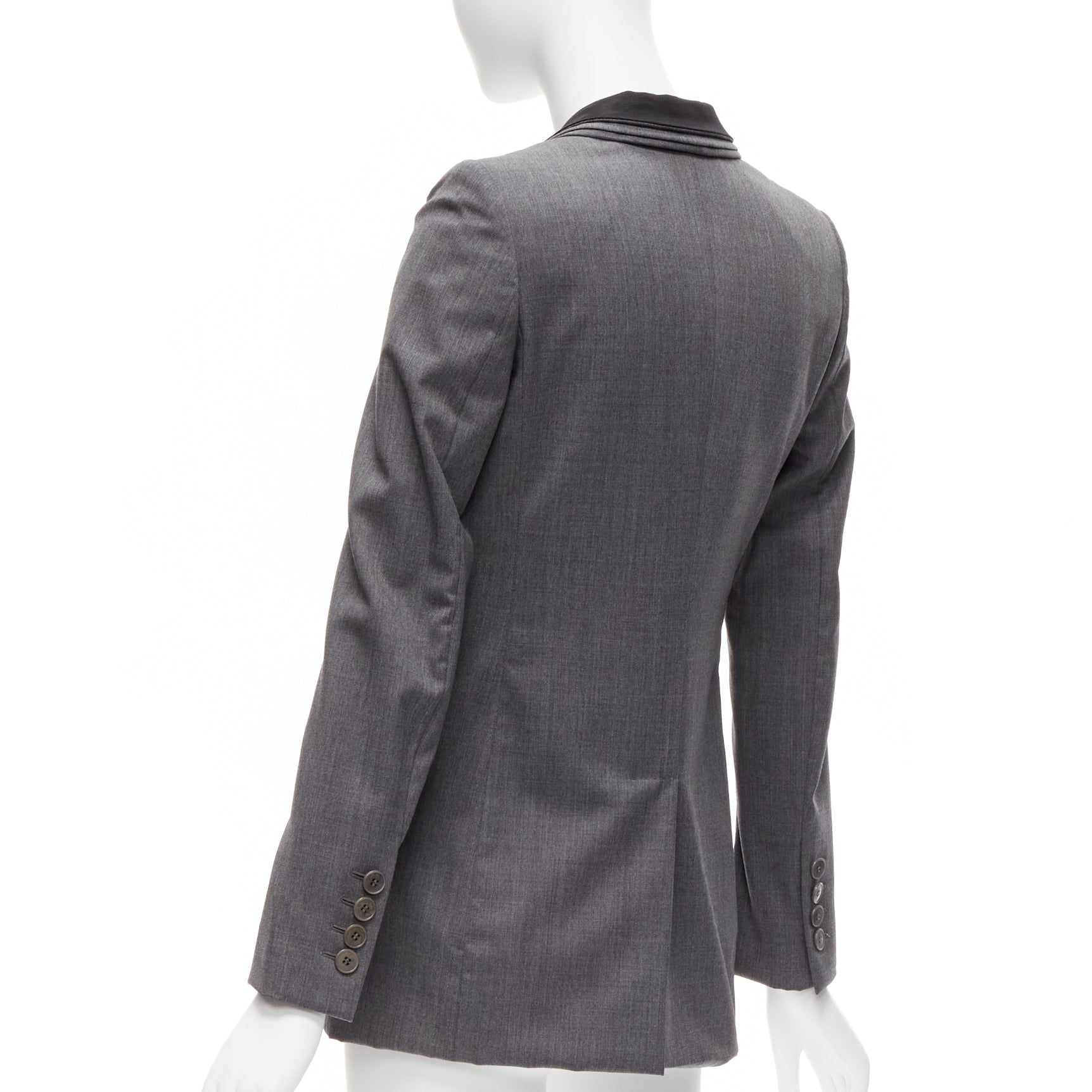 Stella Mccartney Grey Triple Layer Blazer - Detail 2
