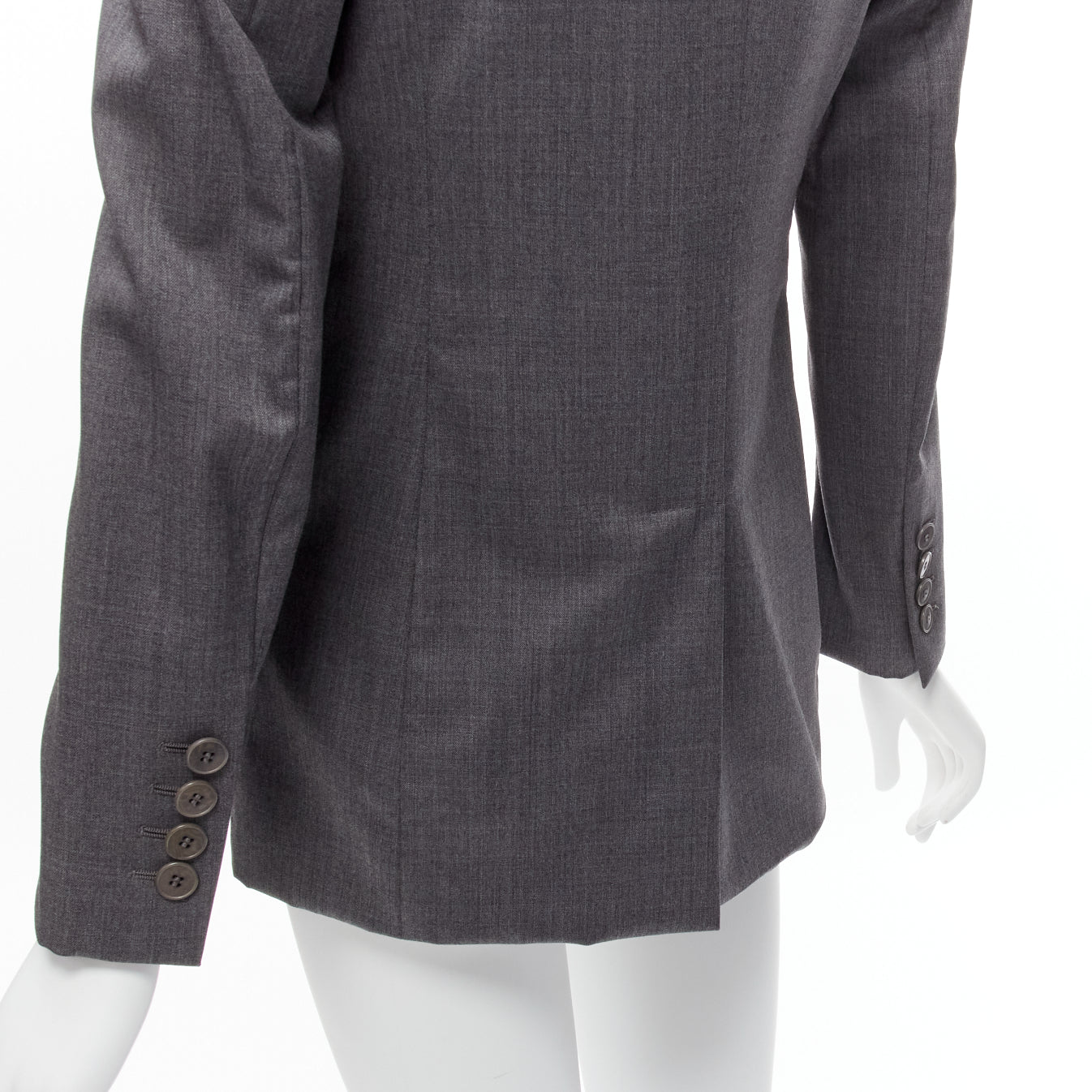 Stella Mccartney Grey Triple Layer Blazer - Image 10
