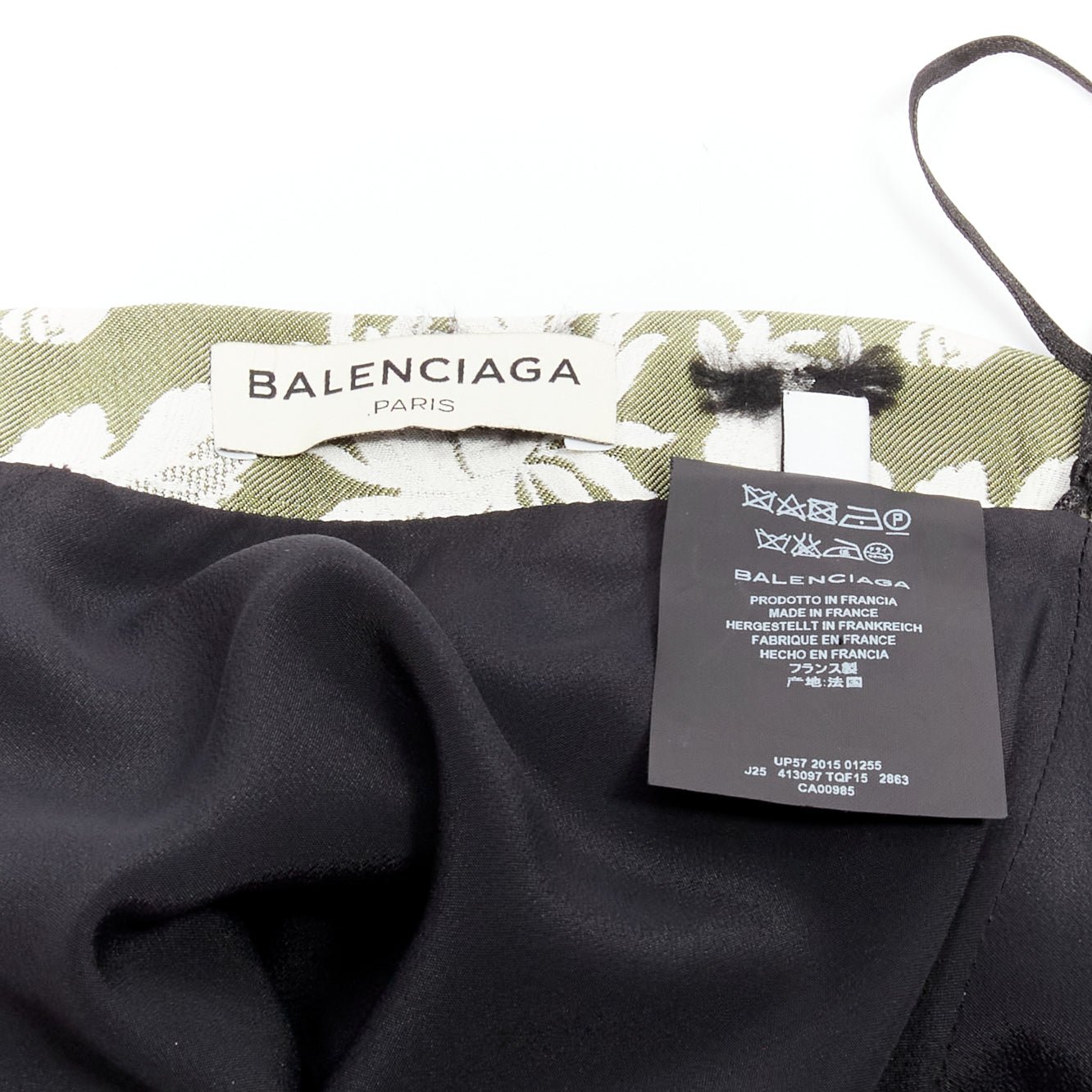 Balenciaga Fringe Floral Skirt - Image 10