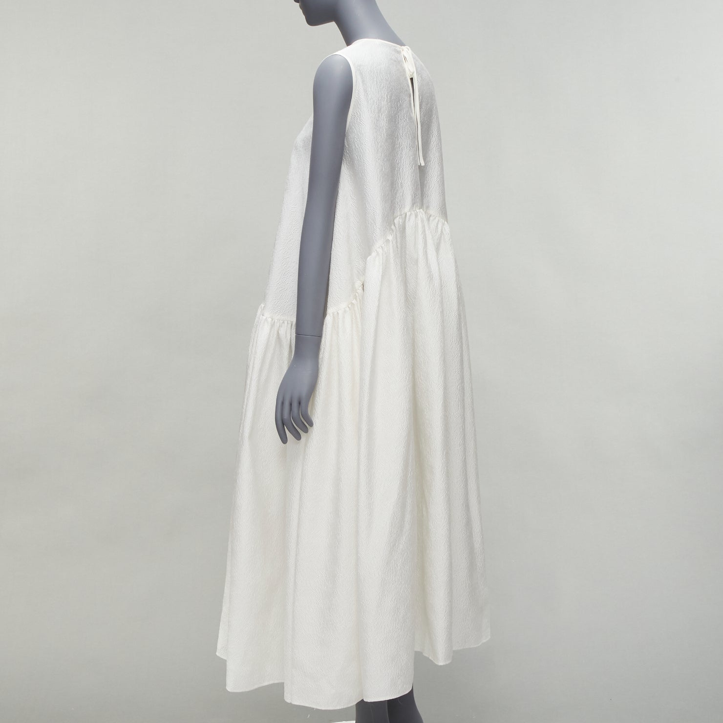 Cecilie Bahnsen Jacquard Babydoll Dress - Detail 1