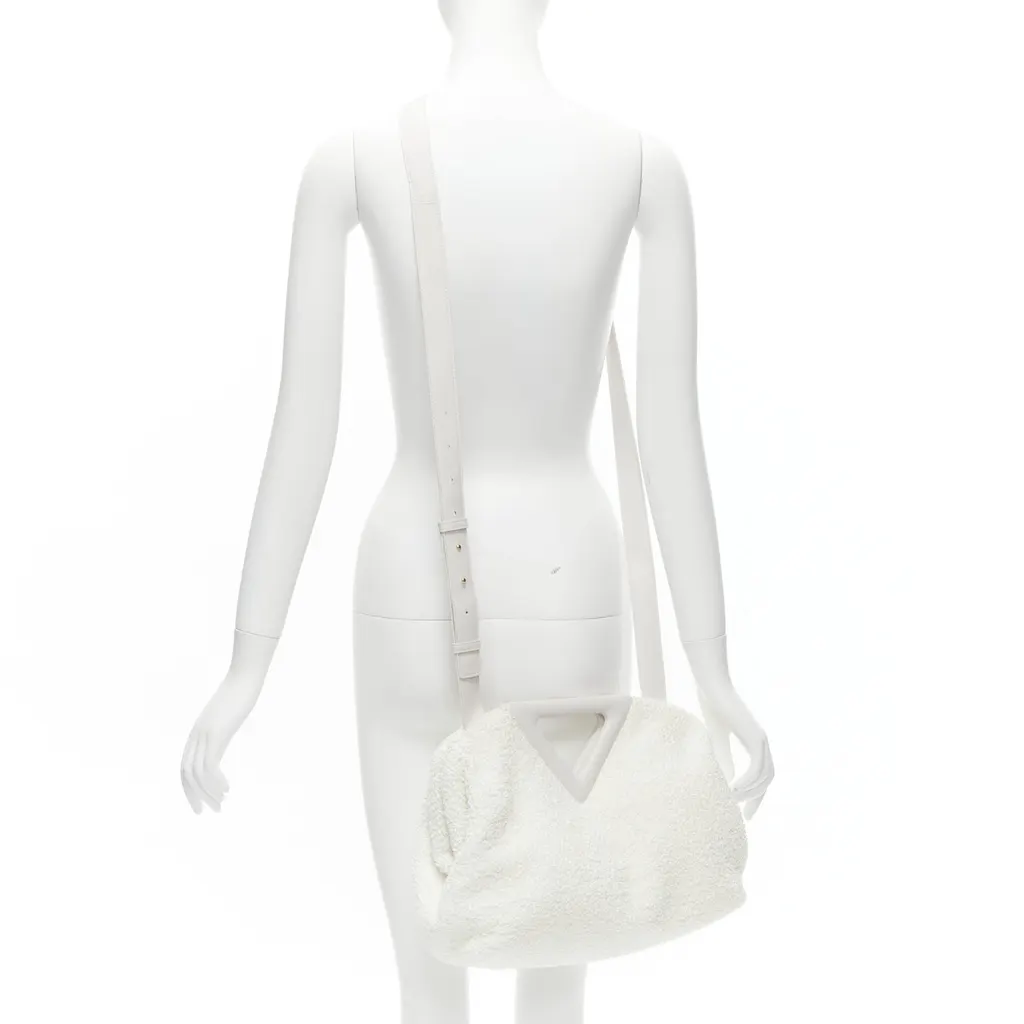Bottega Veneta Point Triangle White Polyester Good - Back View