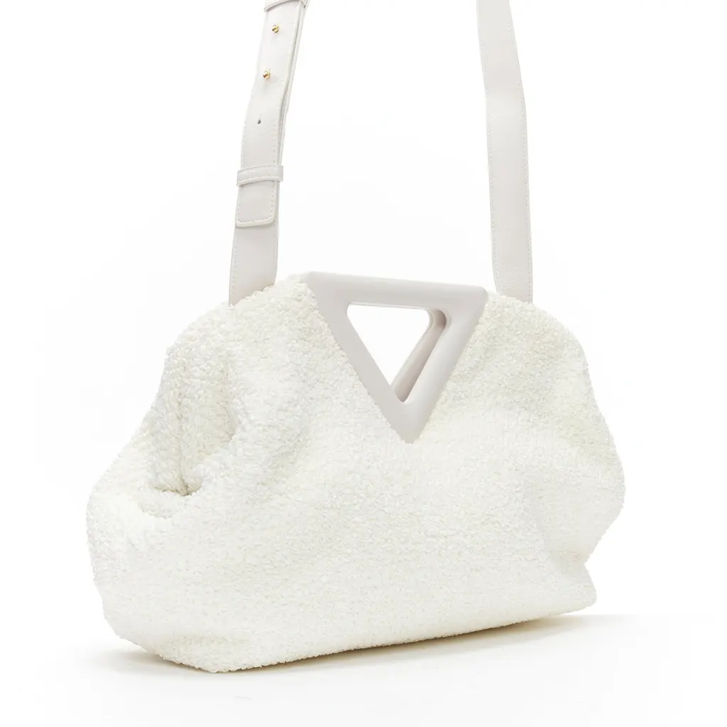 Bottega Veneta Point Triangle White Polyester Good - Inside View