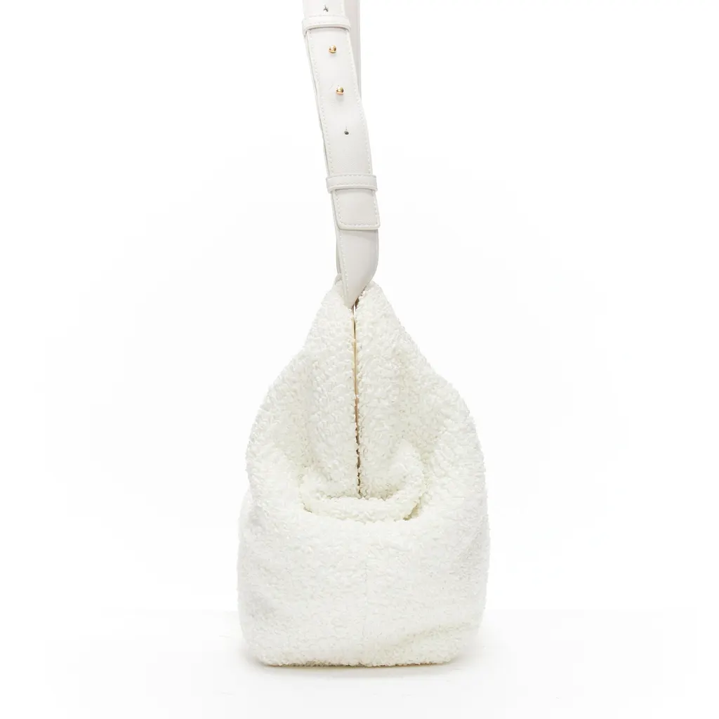 Bottega Veneta Point Triangle White Polyester Good - Model View