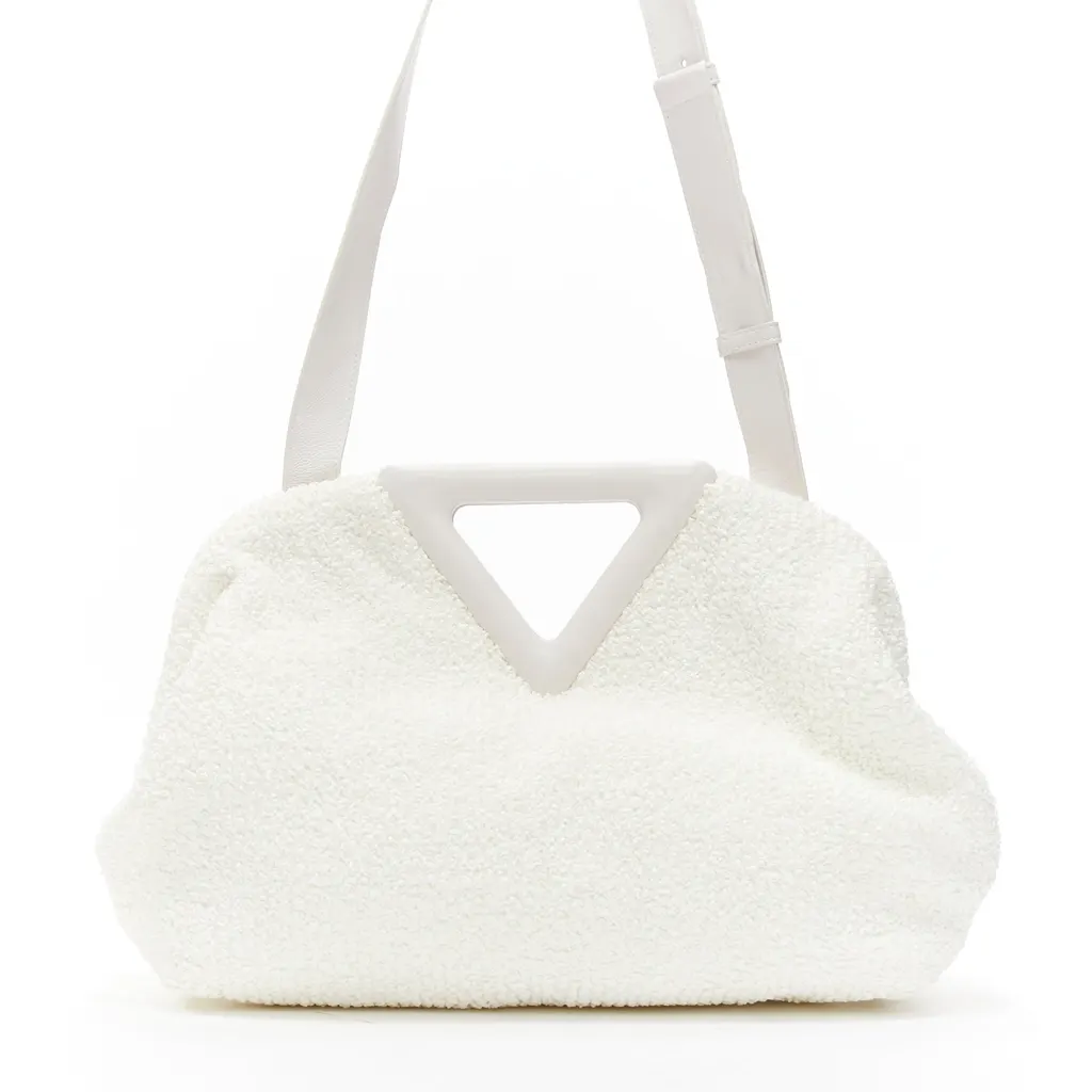 Bottega Veneta Point Triangle White Polyester Good - Box View