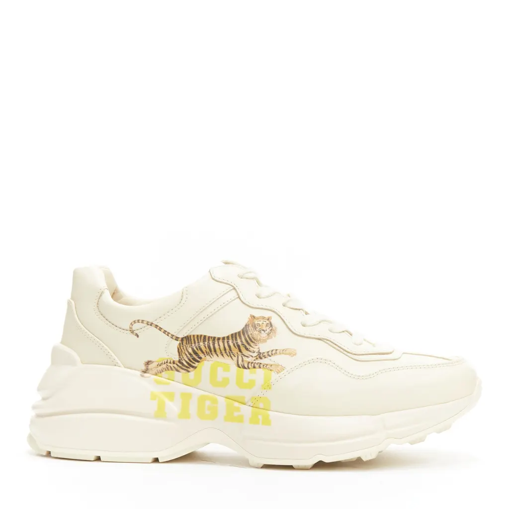 Gucci Rhyton Beige Leather Very good - Front View