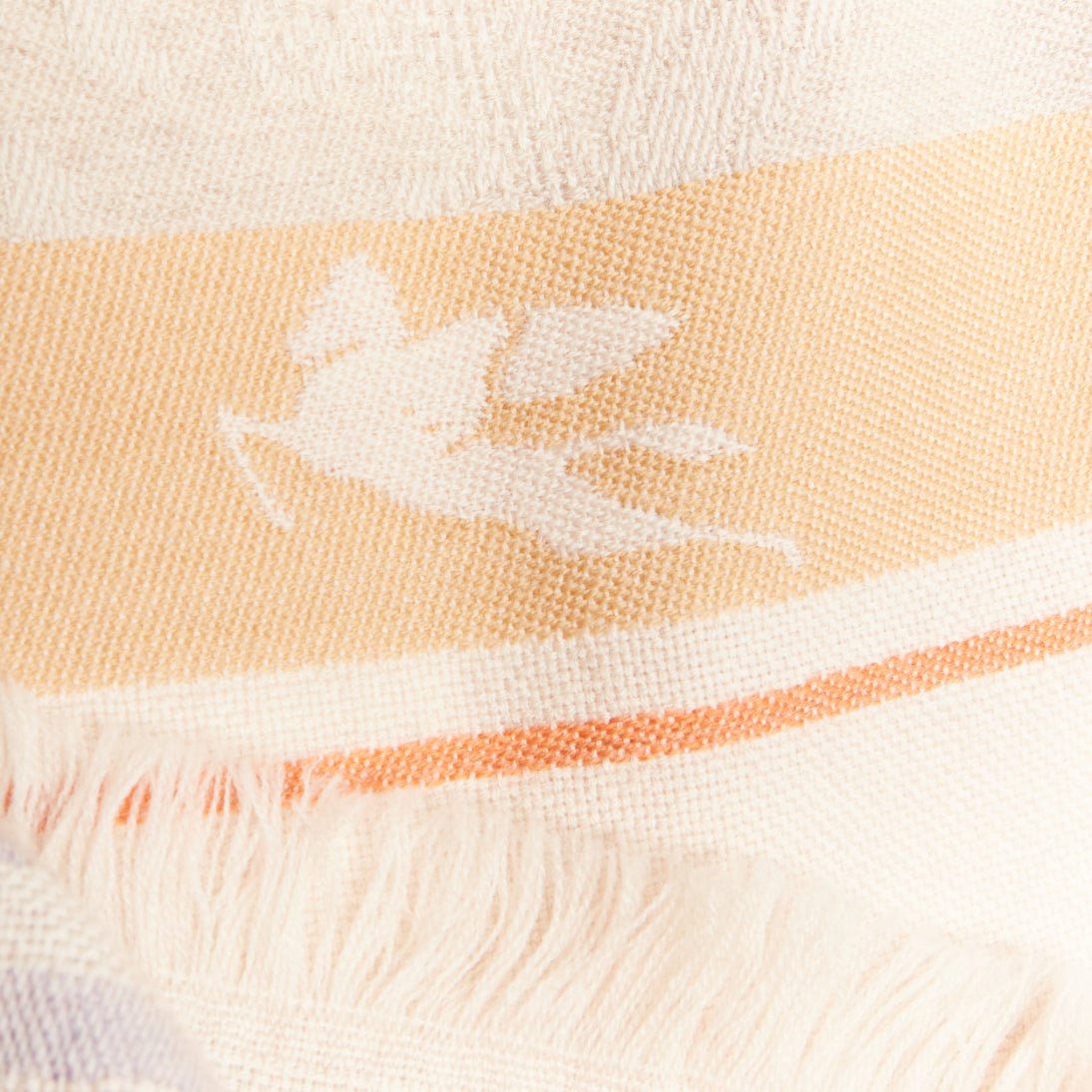 Etro Logo Fringe Scarf - Image 10