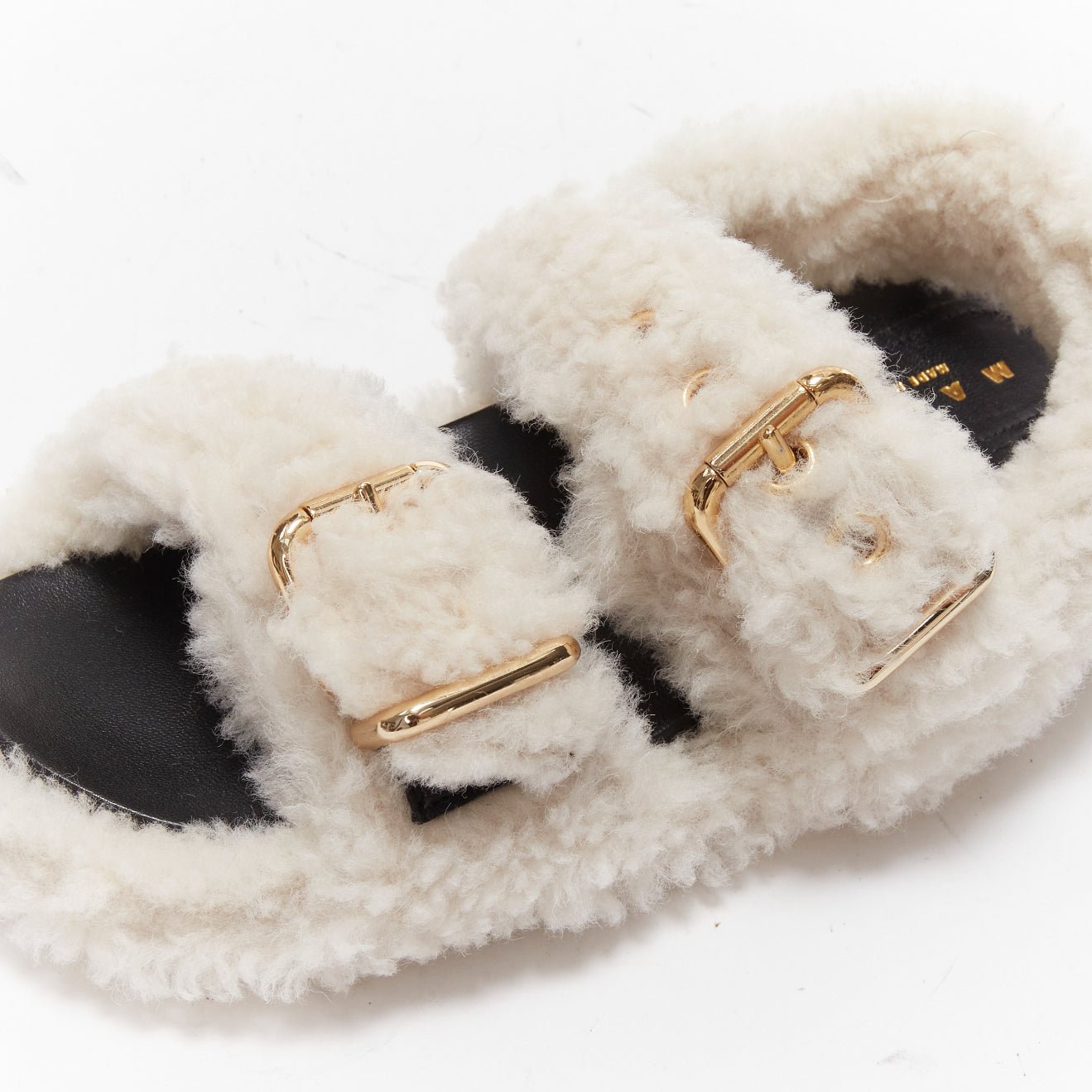 Marni Shearling Strap Sandals - Image 10