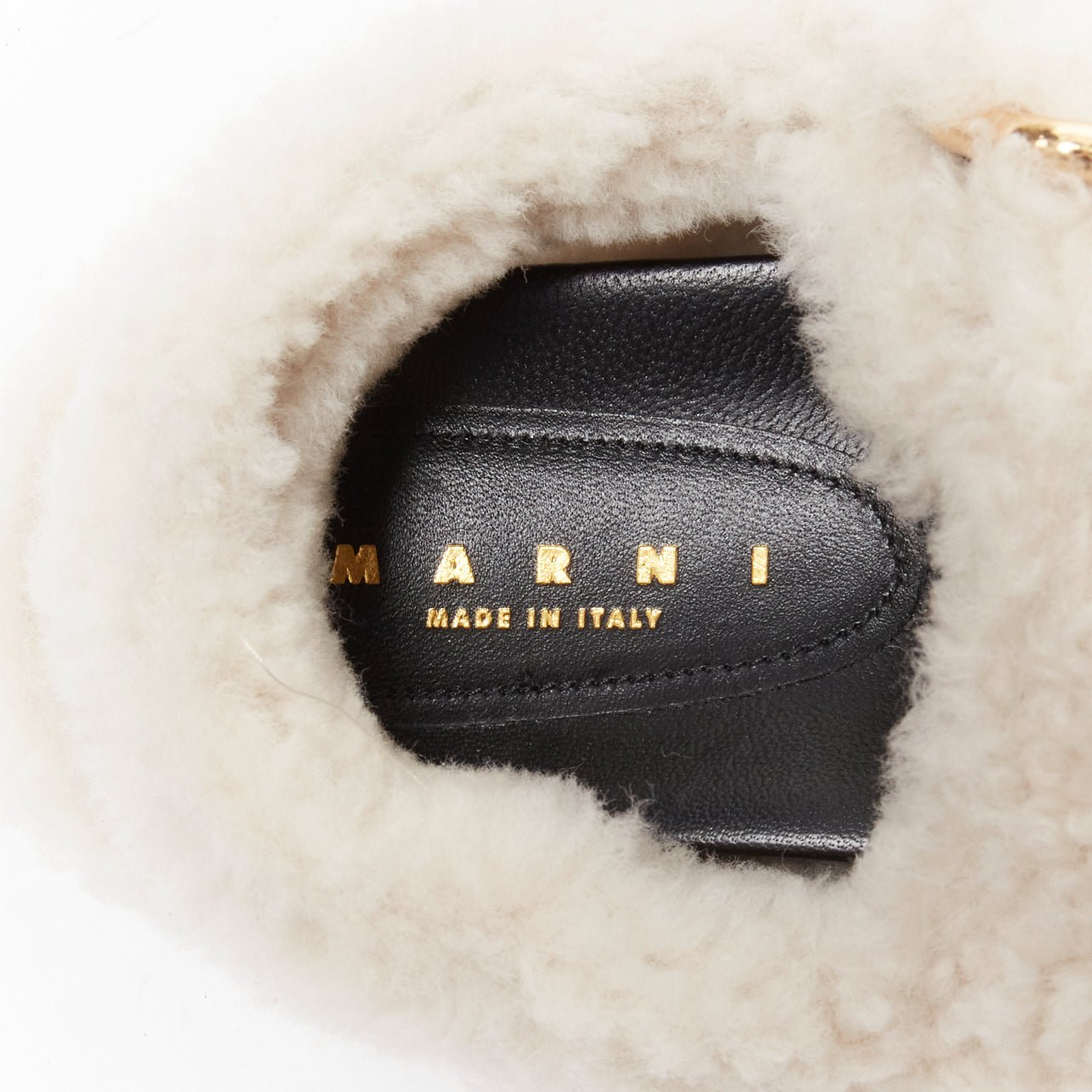 Marni Shearling Strap Sandals - Image 11