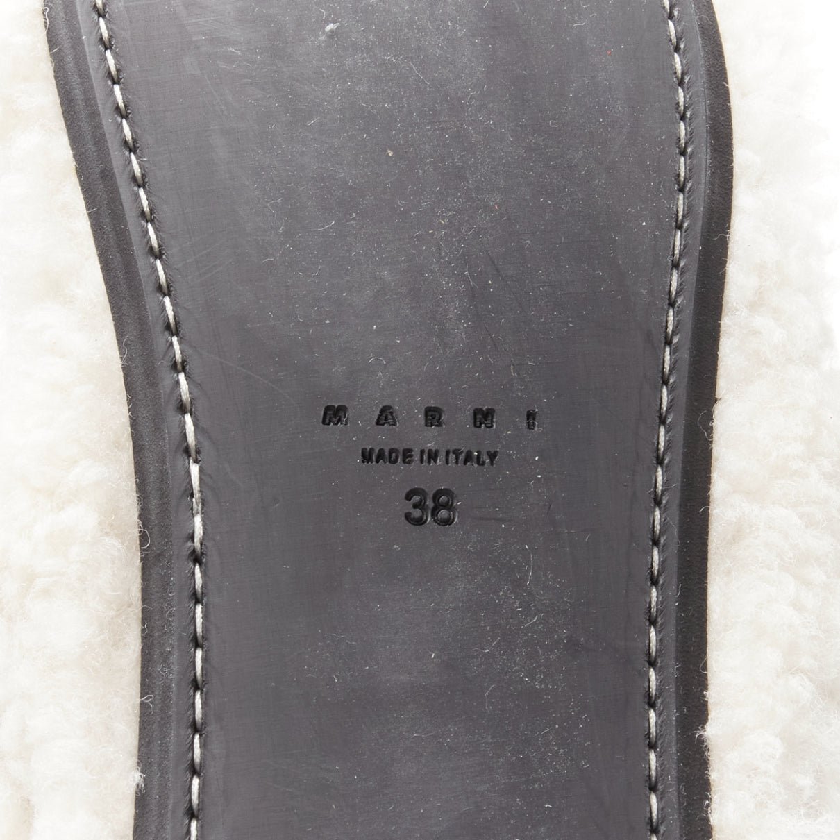 Marni Shearling Strap Sandals - Image 12