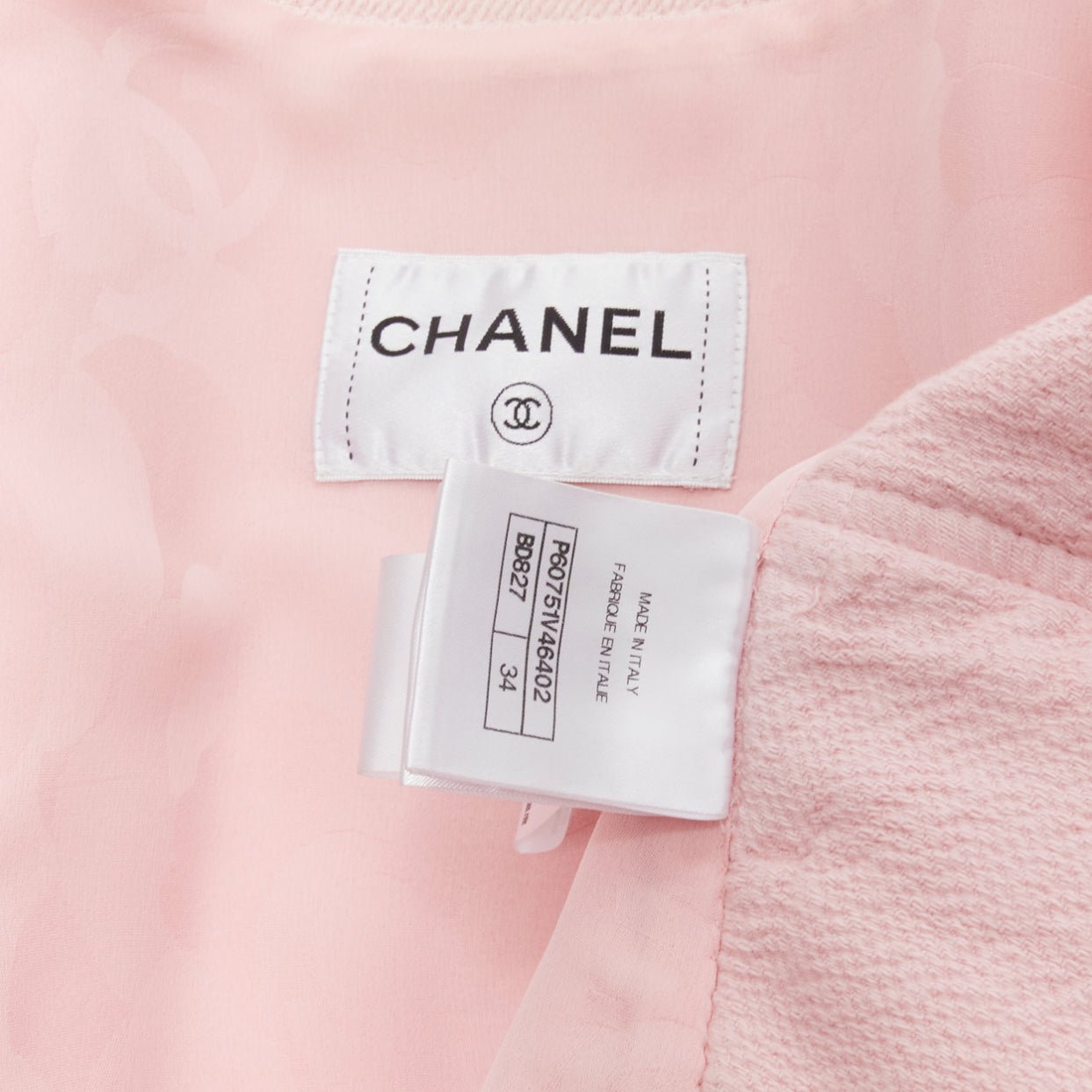 Chanel Pink Oversized Cotton Jacket - Image 11