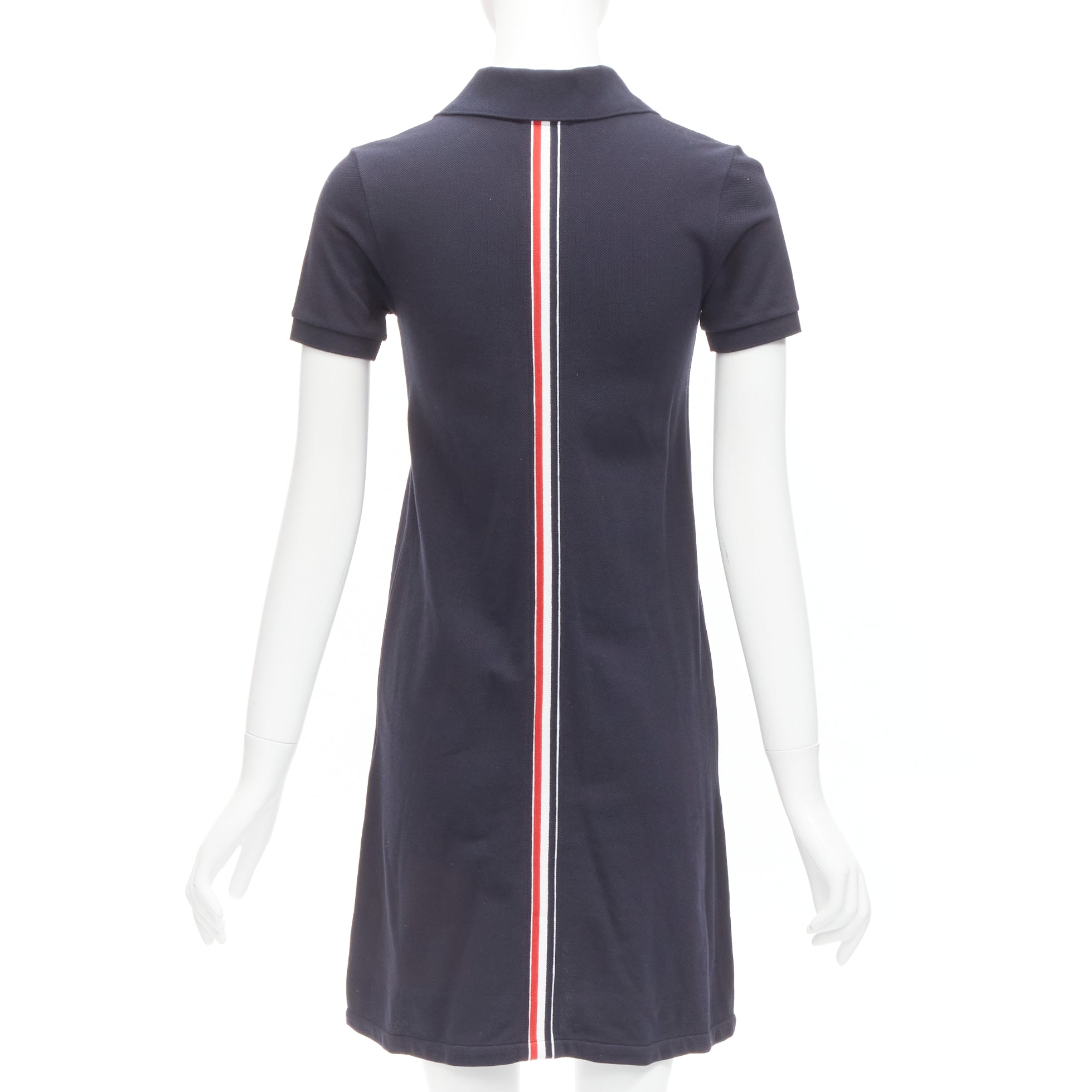Thom Browne Webbing Polo Dress - Side view