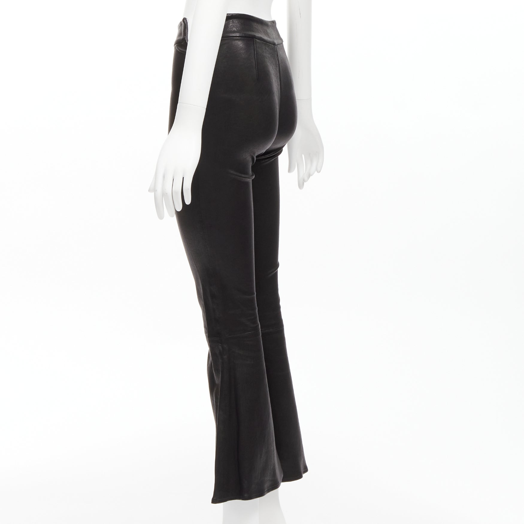 Frame Lambskin Cropped Pants - Detail 1