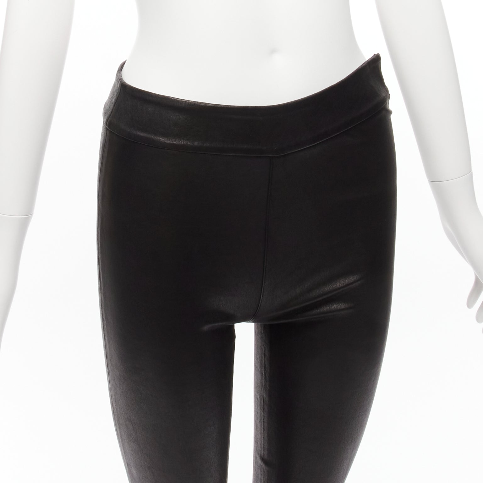 Frame Lambskin Cropped Pants - Detail 2
