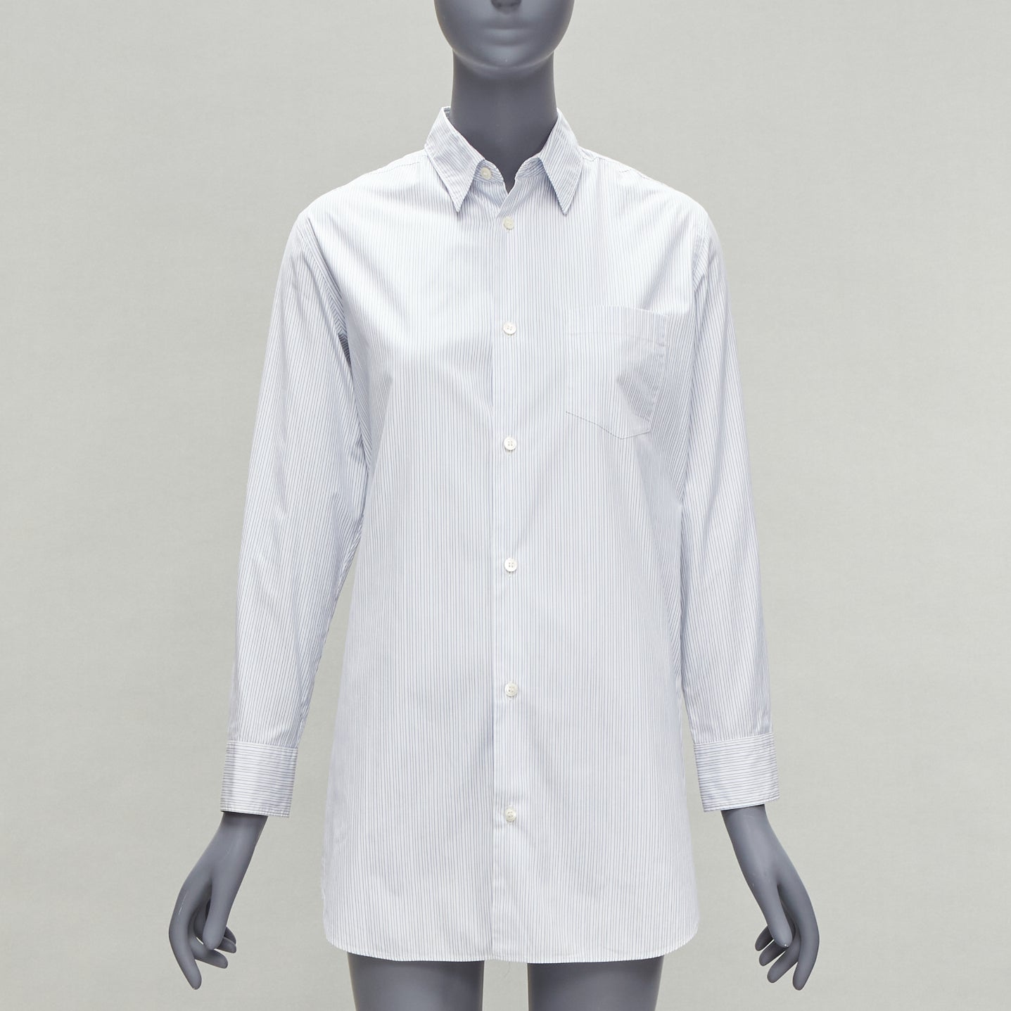 Junya Watanabe Pinstripe Split Shirt - Image 6