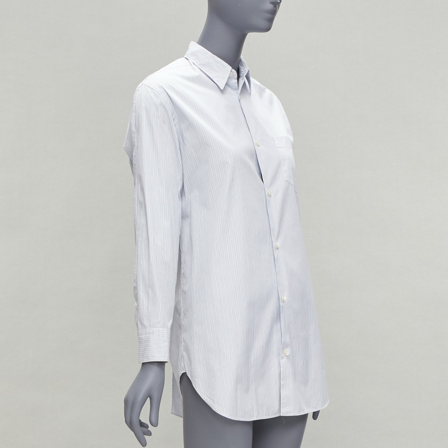 Junya Watanabe Pinstripe Split Shirt - 4
