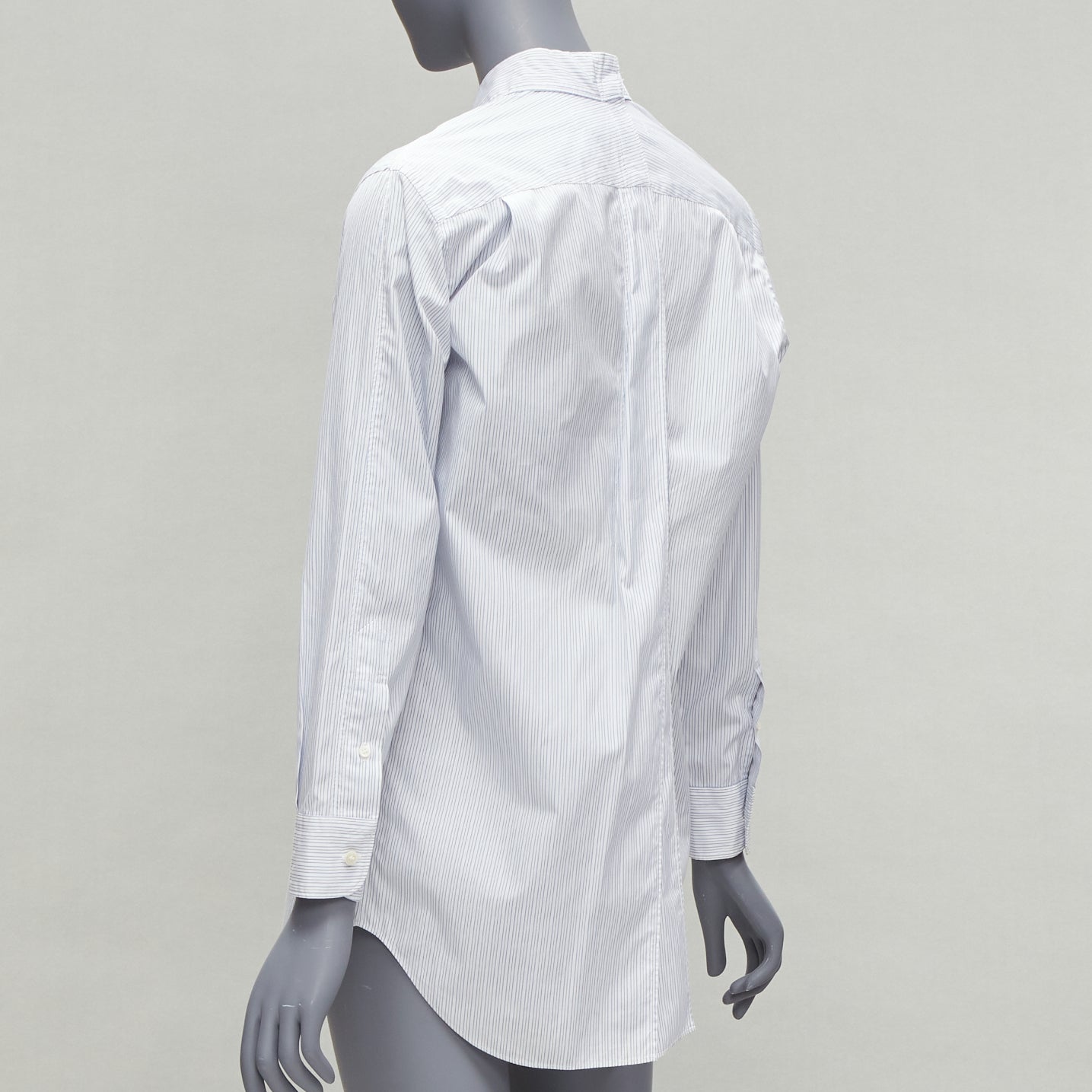 Junya Watanabe Pinstripe Split Shirt - Detail 1