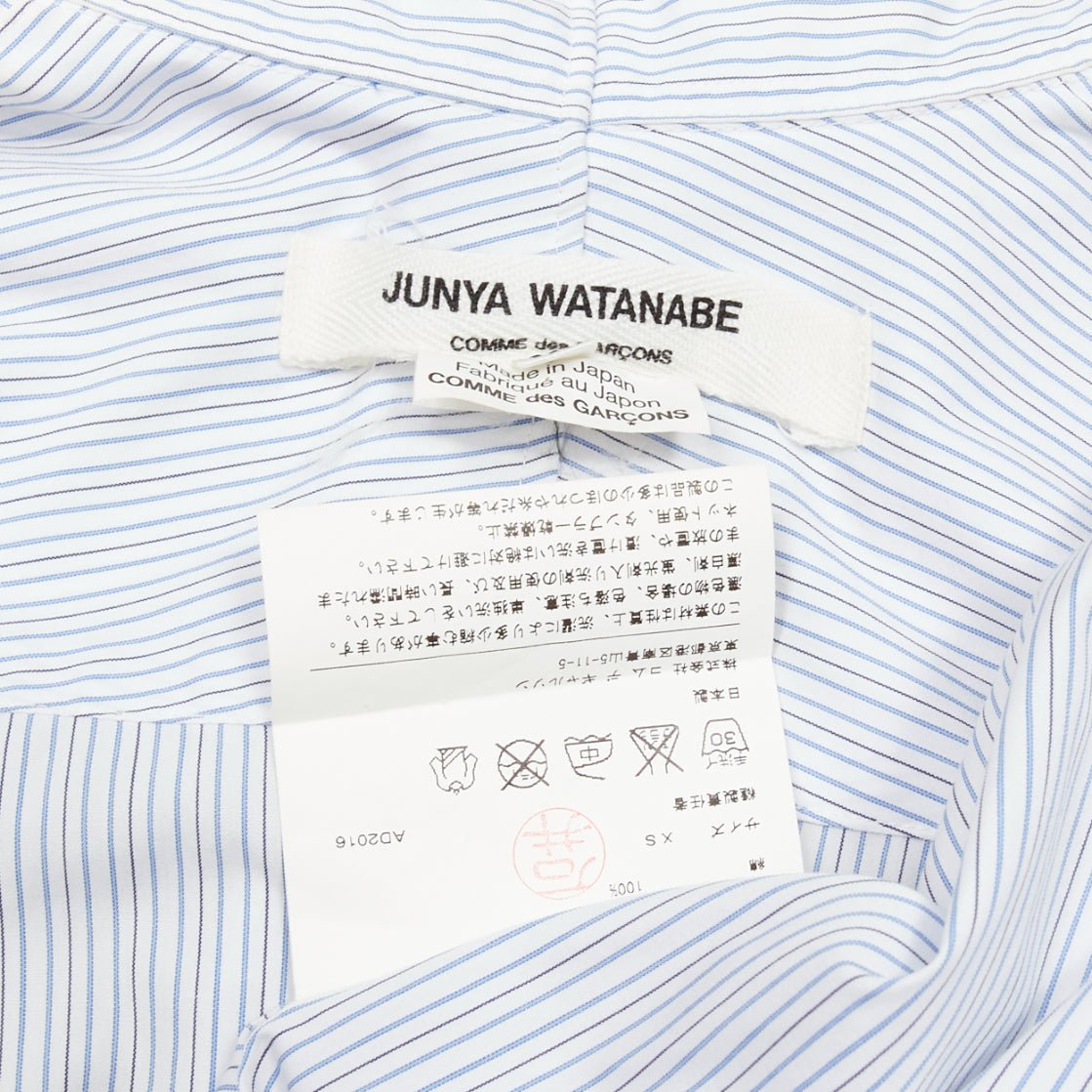 Junya Watanabe Pinstripe Split Shirt - Image 11