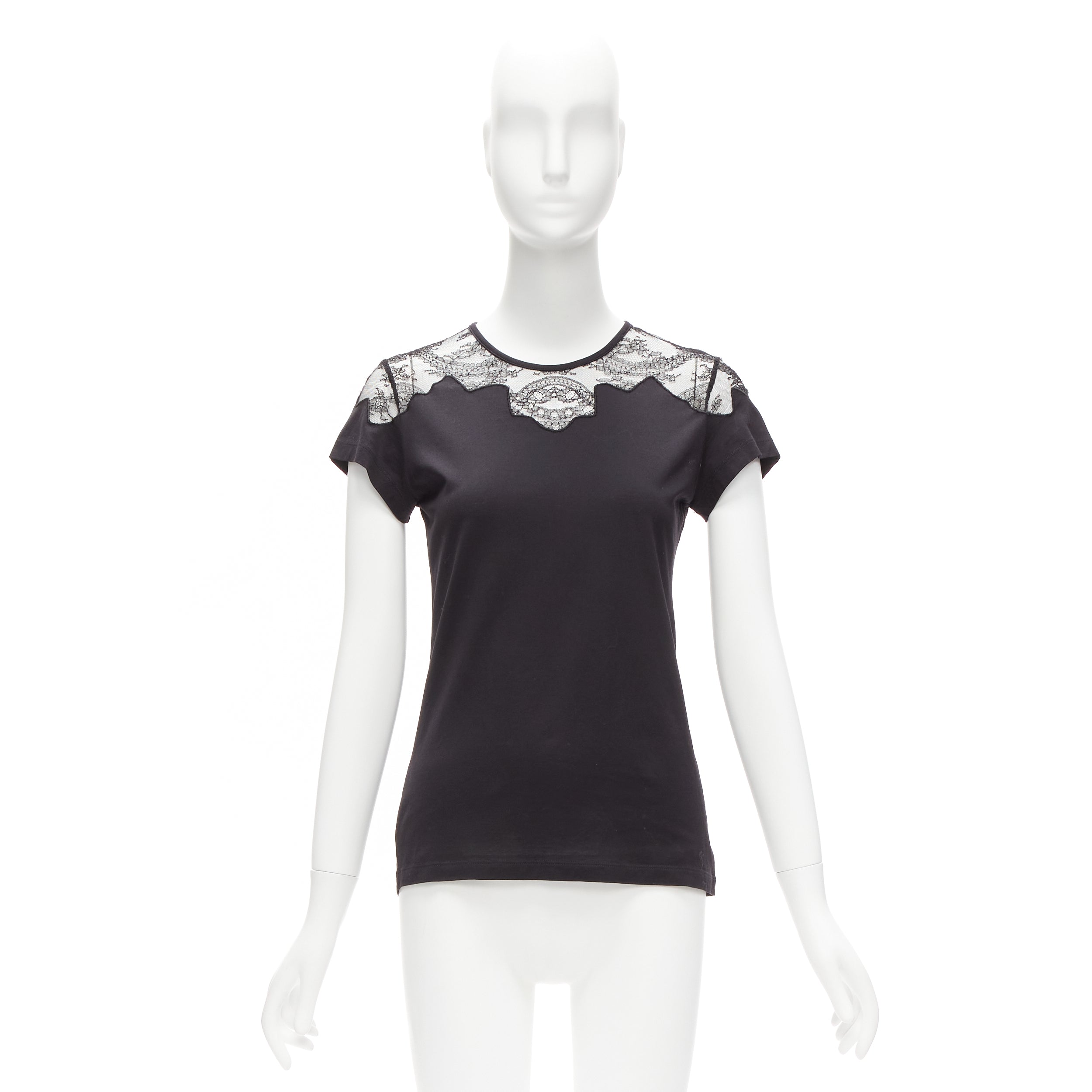 Balenciaga Lace Insert Tee - Image 11