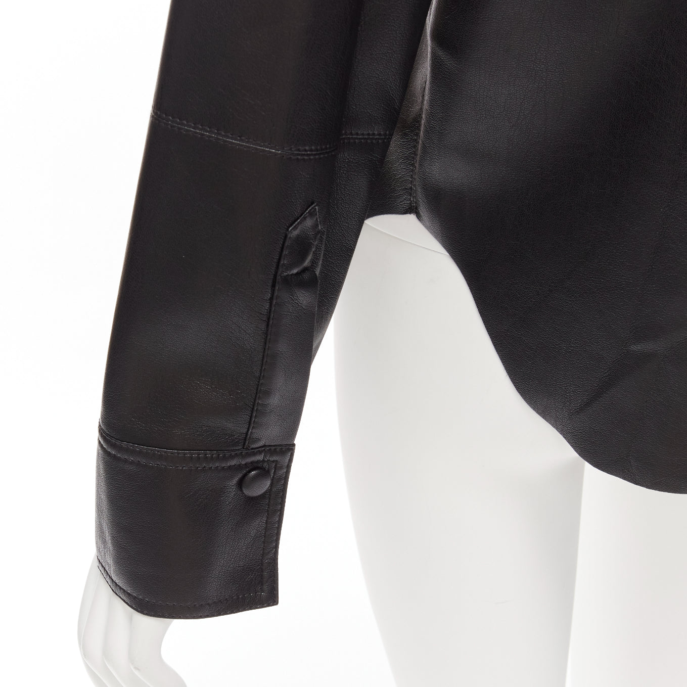 Nanushka Vegan Leather Shirt - Detail 2
