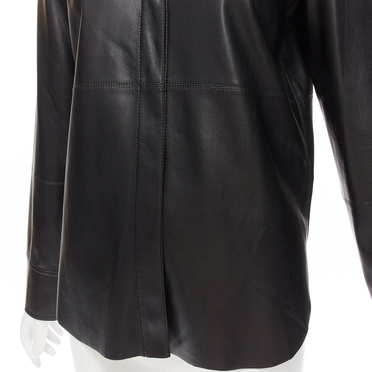 Nanushka Vegan Leather Shirt - Image 10