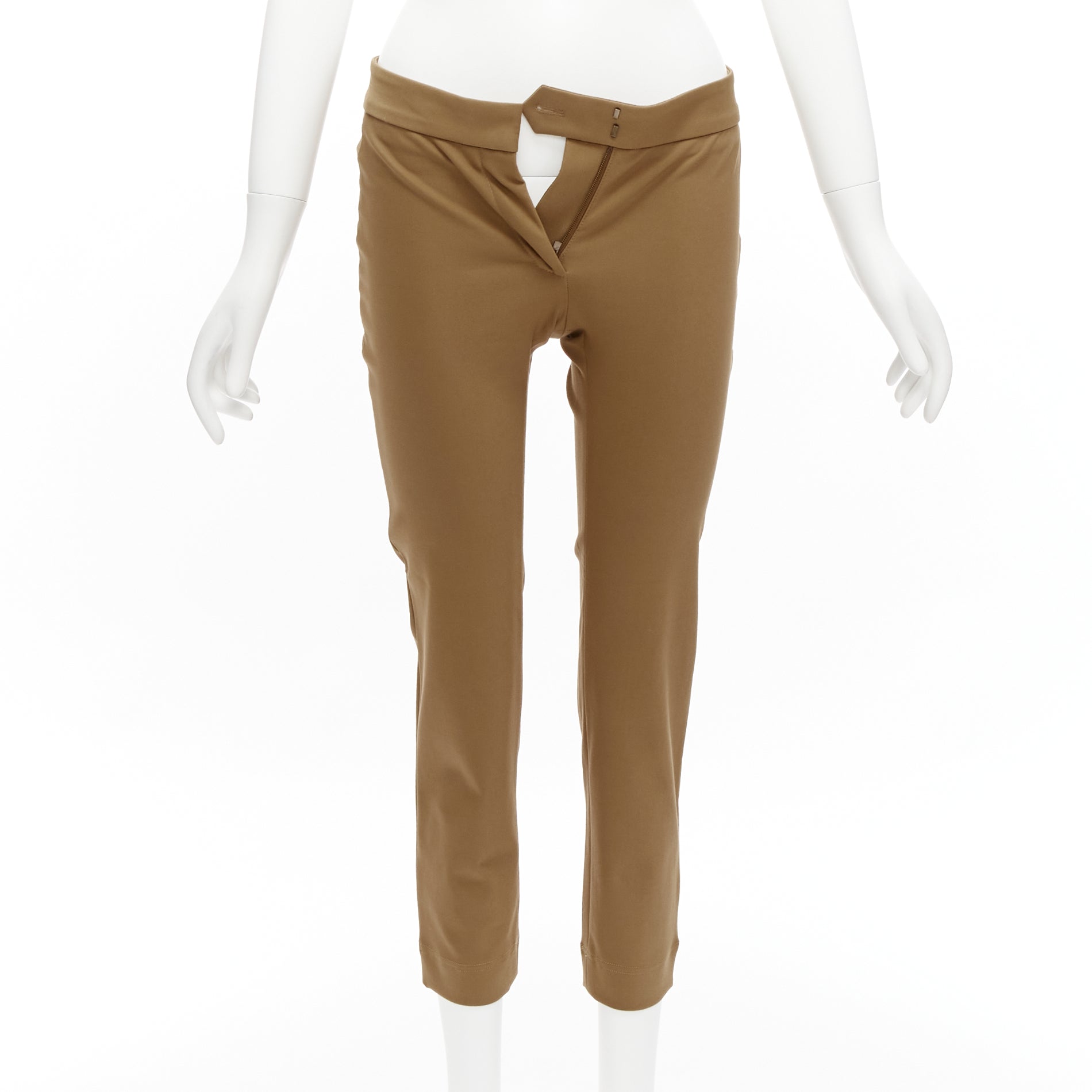 Stella Mccartney Brown Cropped Pants