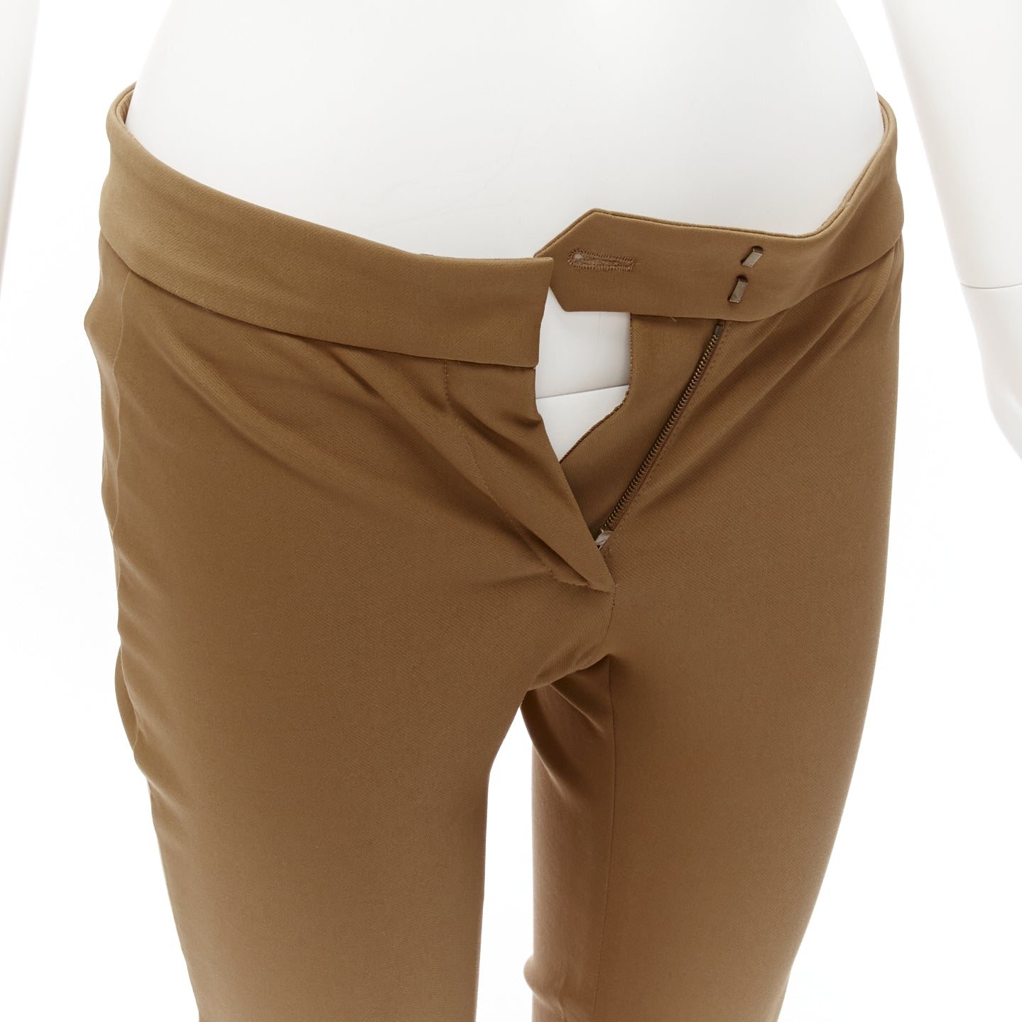 Stella Mccartney Brown Cropped Pants - Detail 2